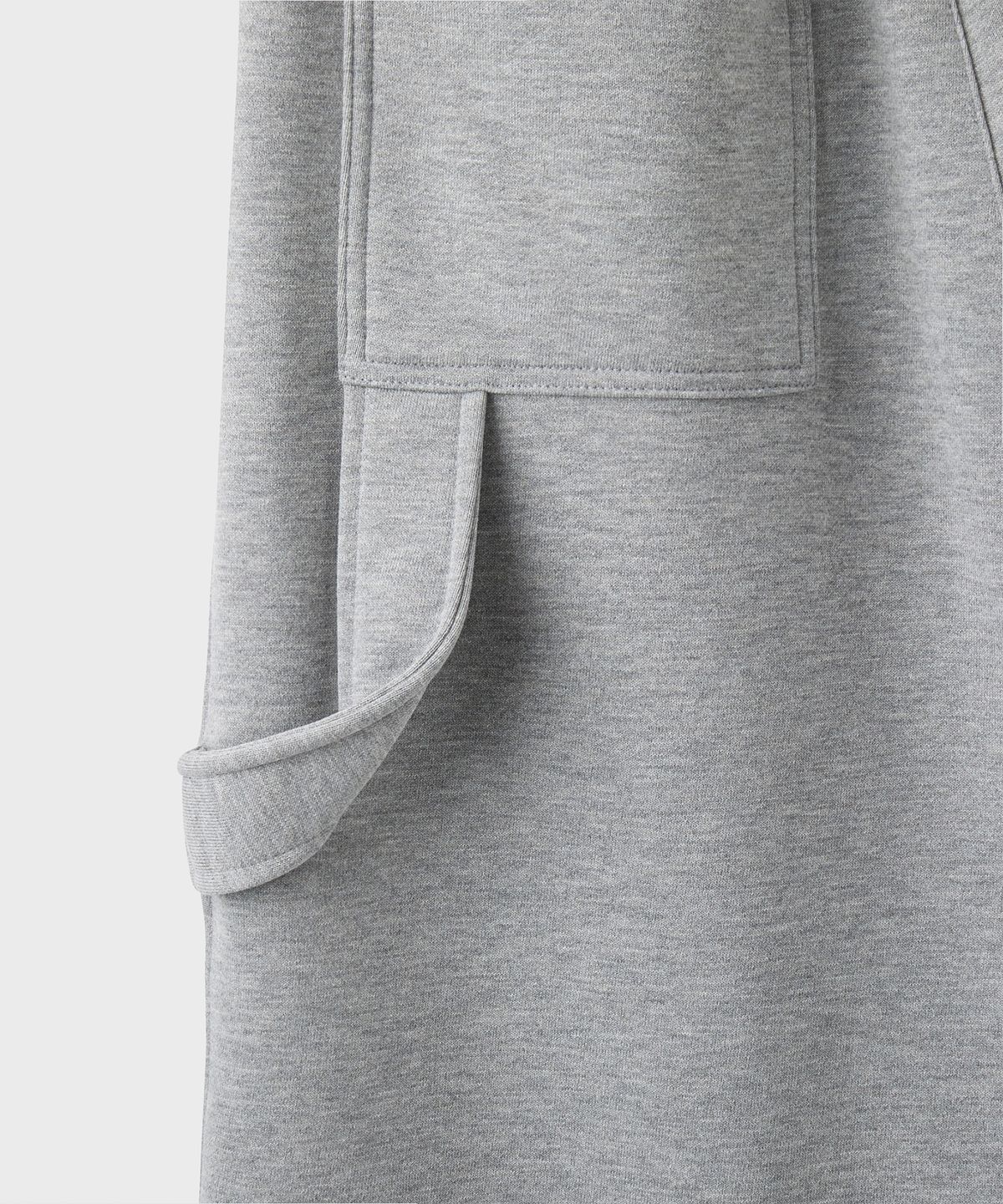 브랜디드(BRANDED) BERMUDA CARPENTER SWEAT SHORTS [MELANGE GRAY]