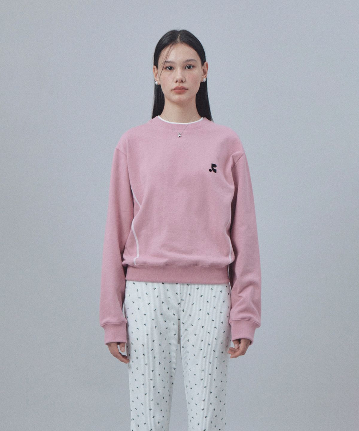 레스트앤레크레이션(REST&RECREATION) LAYERED SWEATSHIRT - PINK