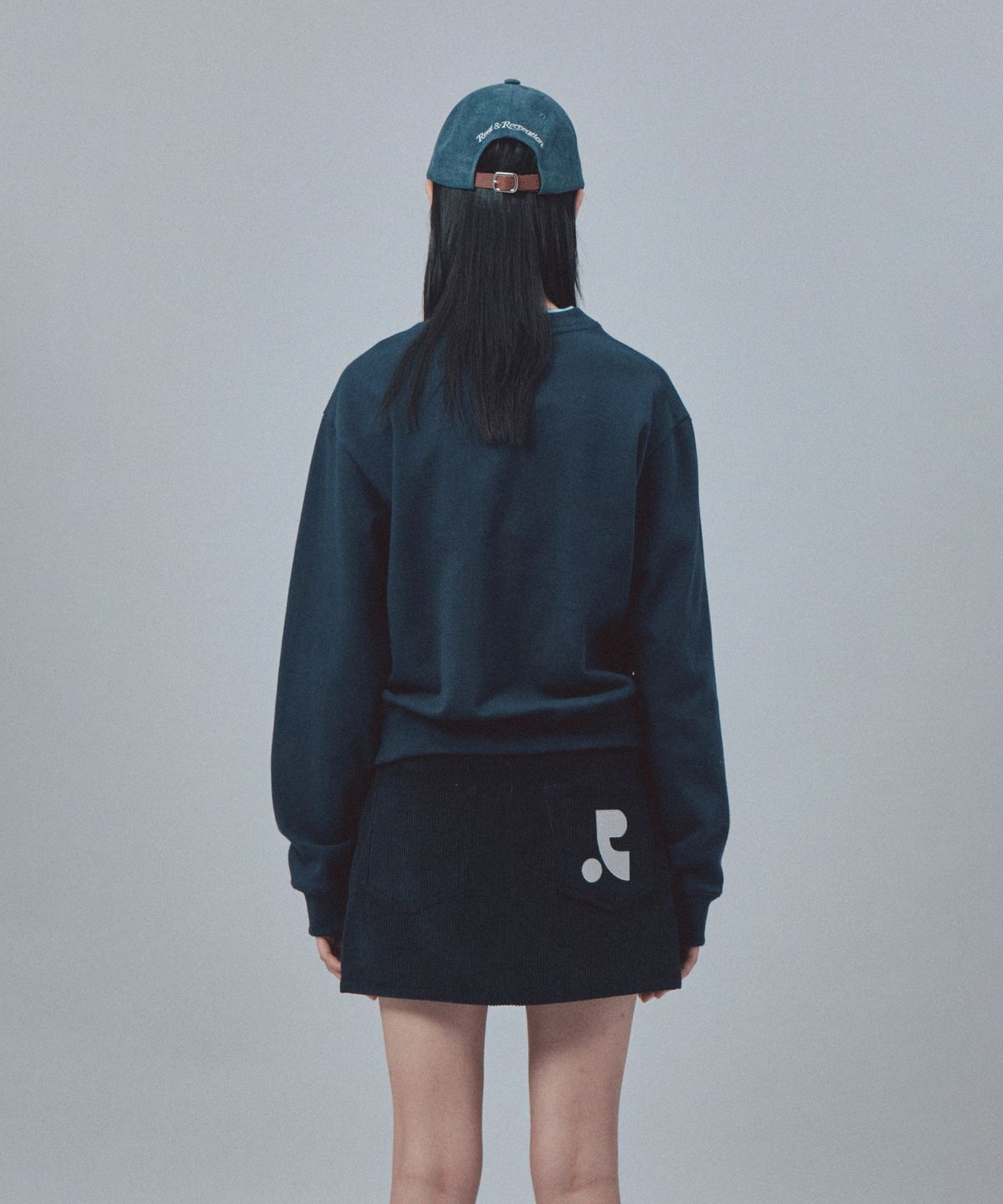 레스트앤레크레이션(REST&RECREATION) LAYERED SWEATSHIRT - NAVY