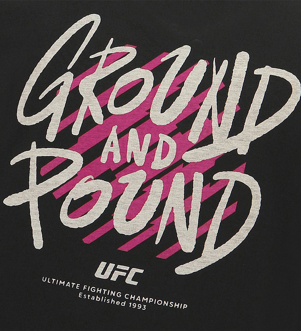 유에프씨 스포츠(UFC SPORT) UFC 티케이오 릴렉스핏 반팔 티셔츠 블랙 U2SSW2326BK