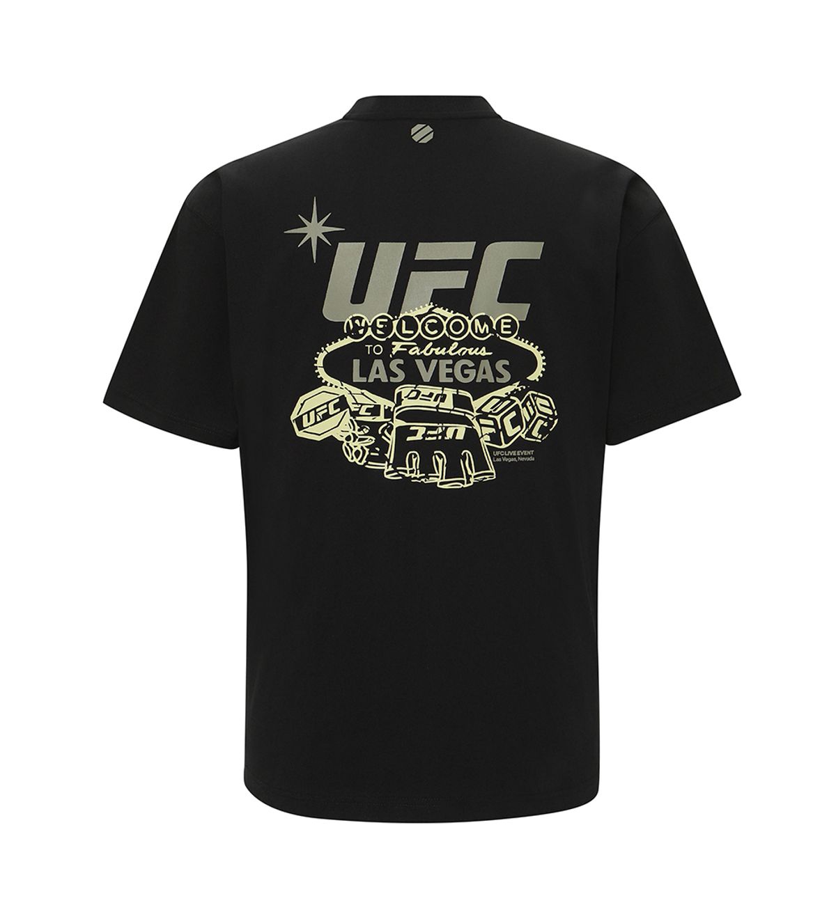 유에프씨 스포츠(UFC SPORT) UFC 글로브 릴렉스핏 반팔 티셔츠 블랙 U2SSW2323BK