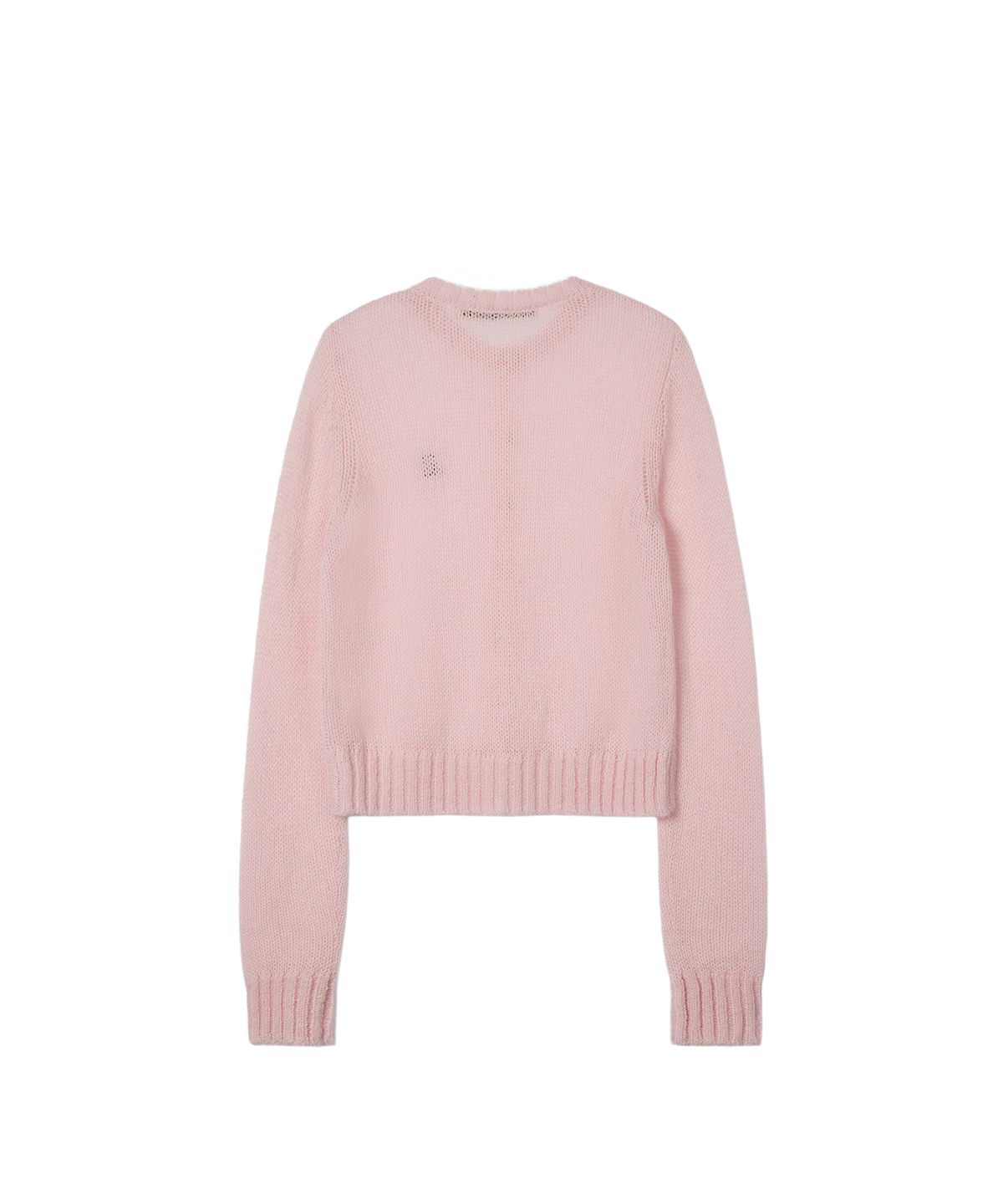 레스트앤레크레이션(REST&RECREATION) BUTTON HOLE KNIT CARDIGAN - PINK