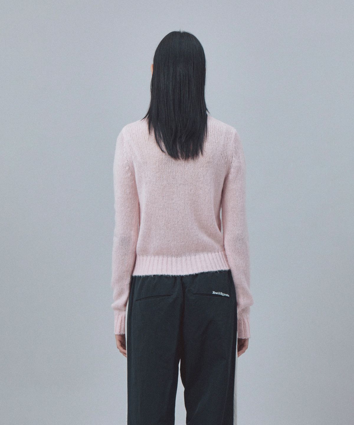 레스트앤레크레이션(REST&RECREATION) BUTTON HOLE KNIT CARDIGAN - PINK