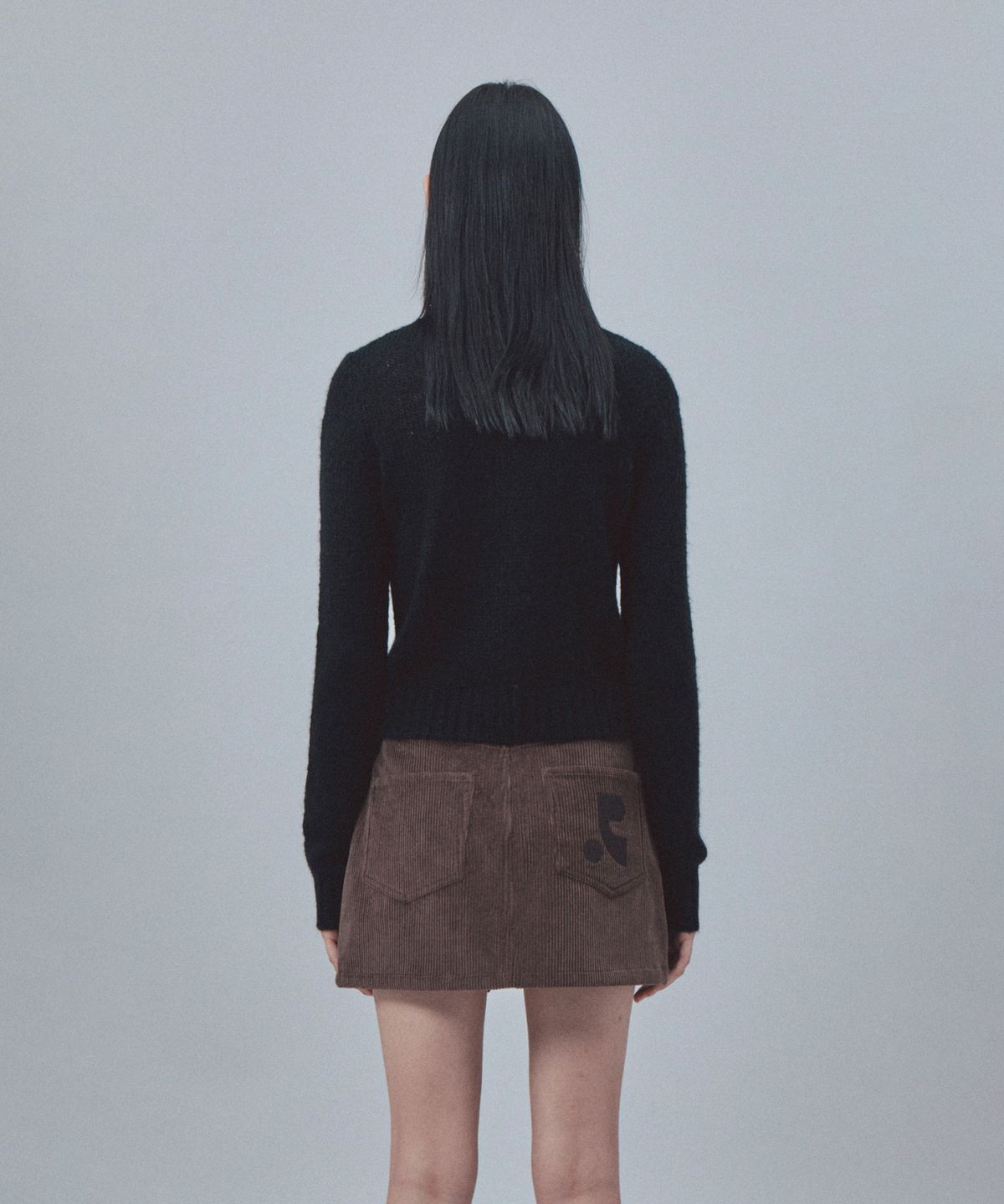 레스트앤레크레이션(REST&RECREATION) BUTTON HOLE KNIT CARDIGAN - BLACK