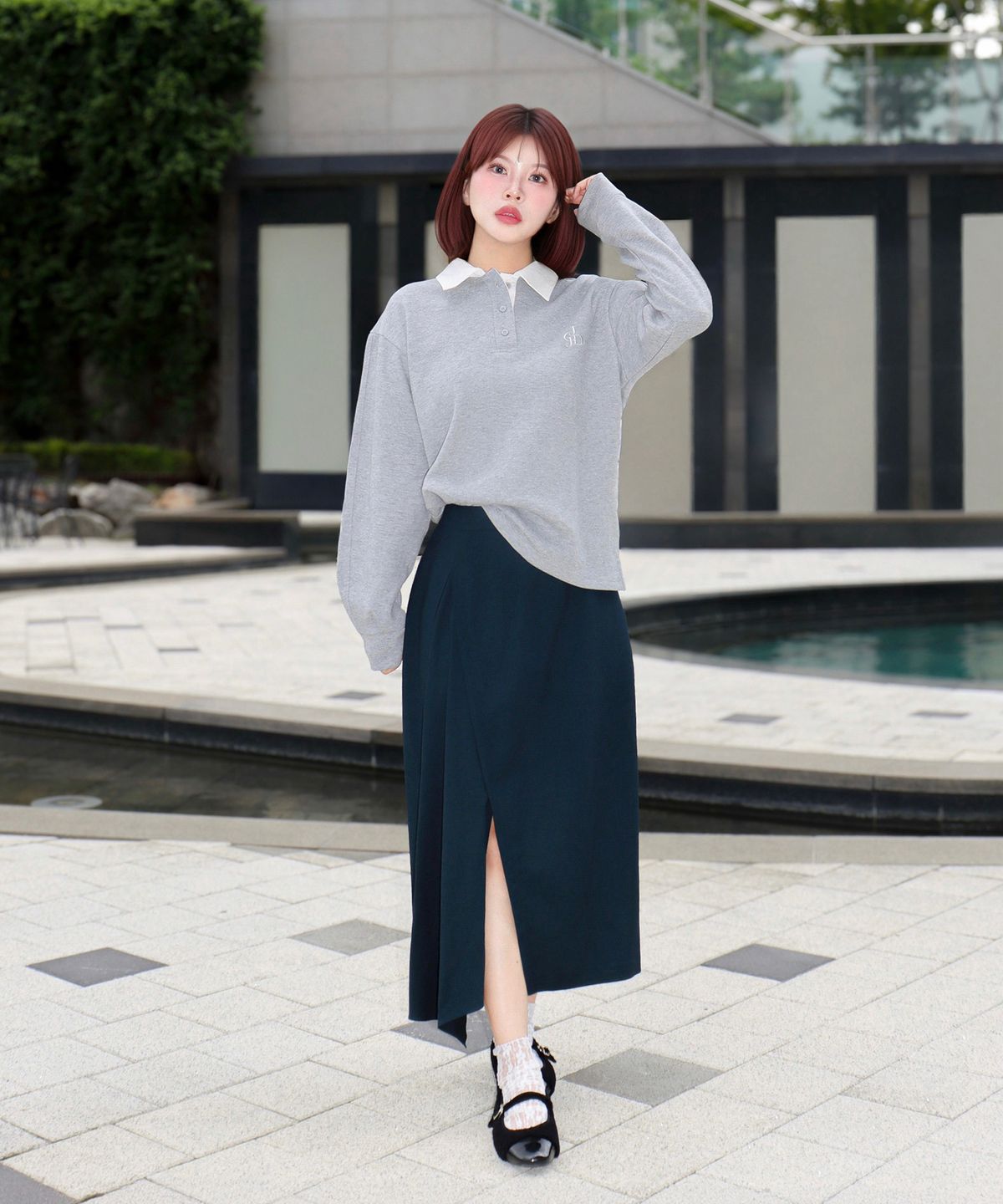 쥬시쥬디(JUCYJUDY) 카라피케티셔츠 JZTS621D