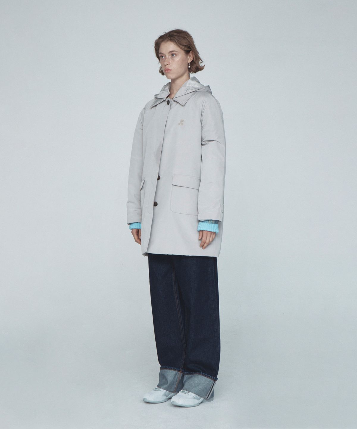 레스트앤레크레이션(REST&RECREATION) QUILTED HOOD COAT - BEIGE