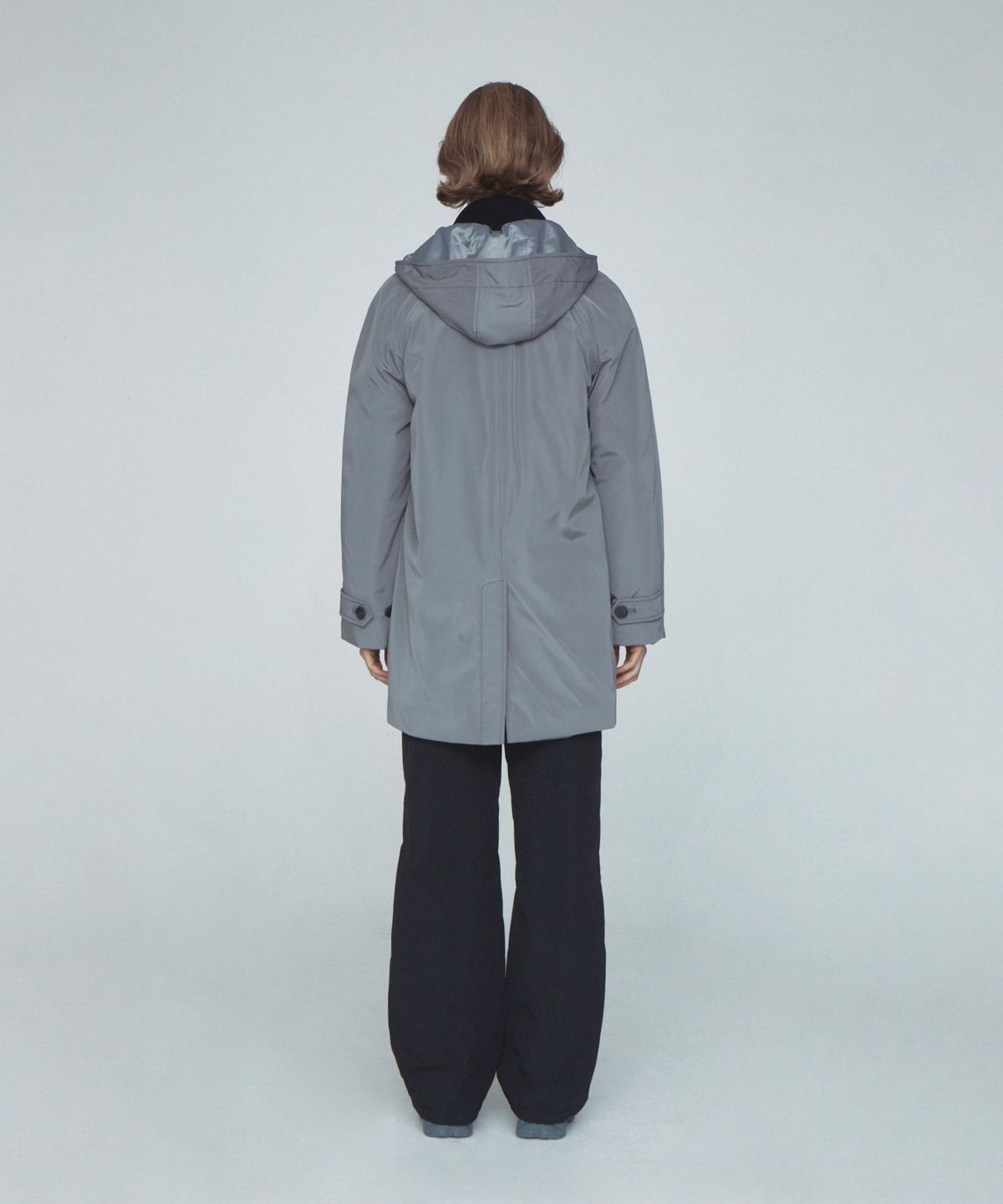 레스트앤레크레이션(REST&RECREATION) QUILTED HOOD COAT - GREY