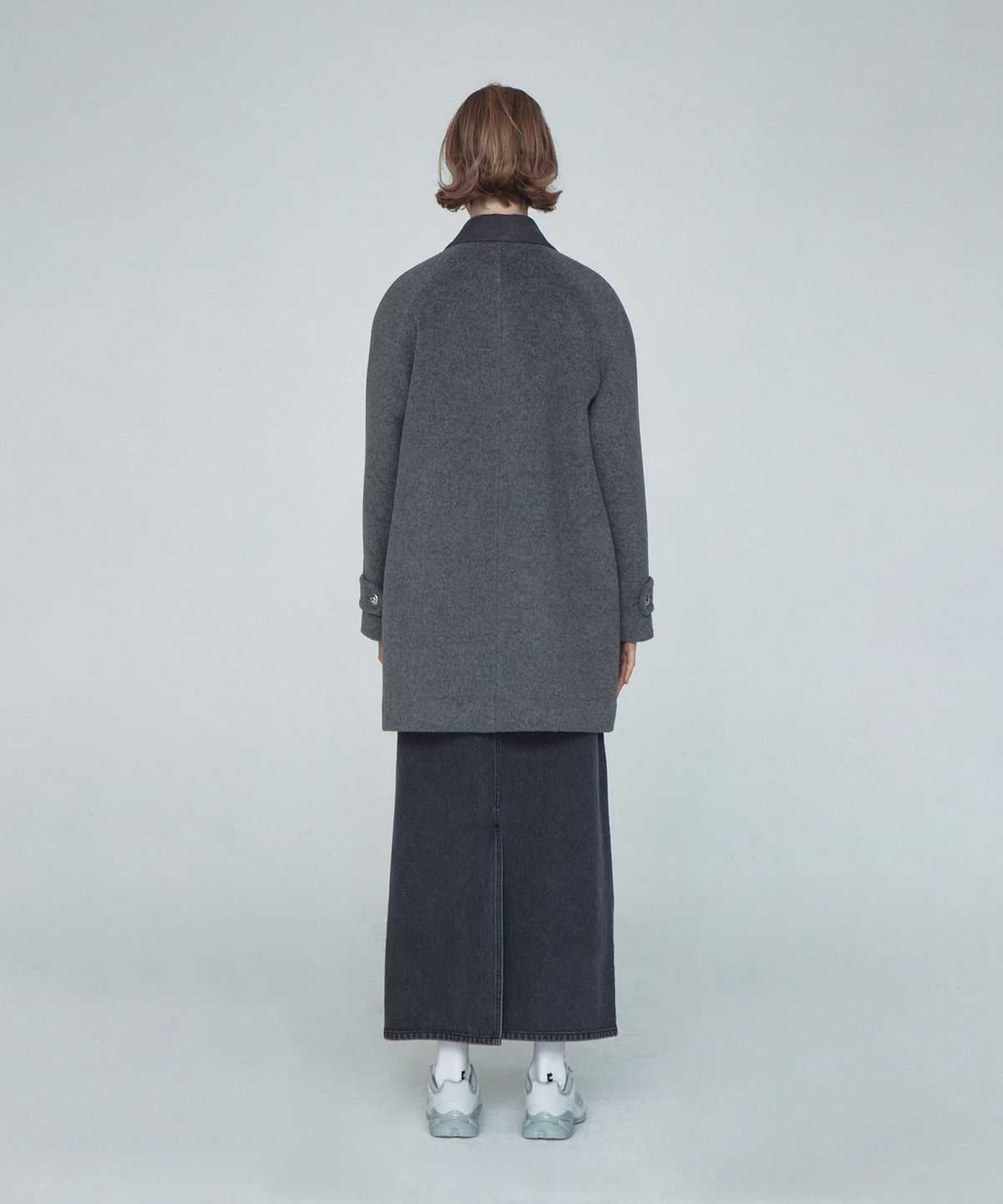 레스트앤레크레이션(REST&RECREATION) WOOL BALMACAAN COAT - GREY