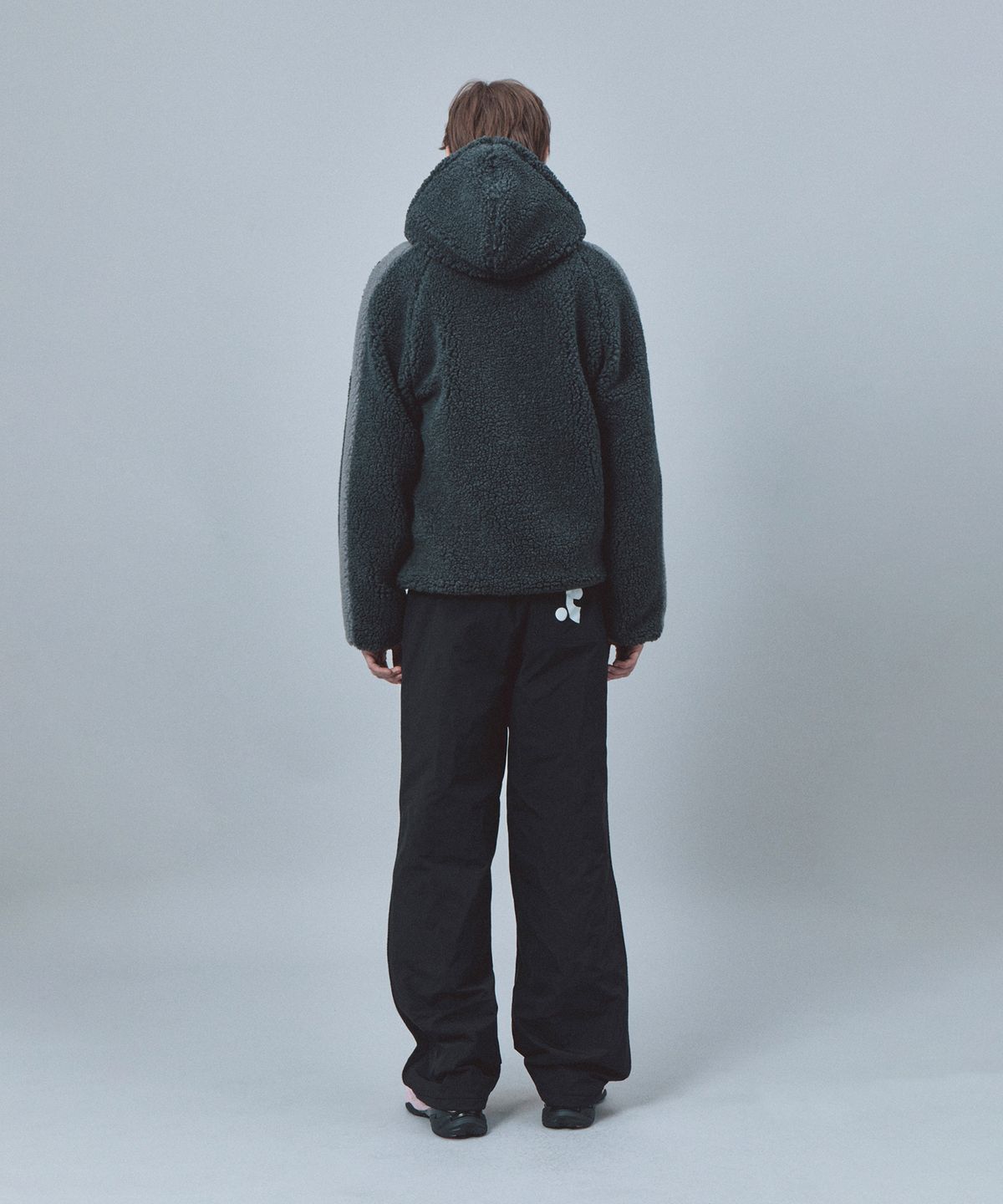 레스트앤레크레이션(REST&RECREATION) FLEECE HOOD ZIP-UP - GREY