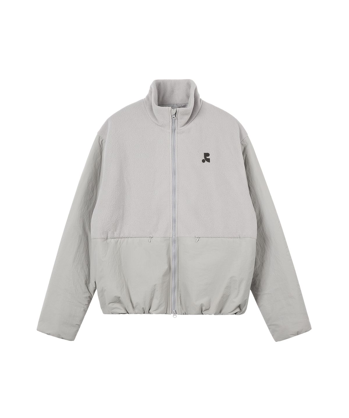 레스트앤레크레이션(REST&RECREATION) HIGH-NECK QUILTED JACKET - GREY