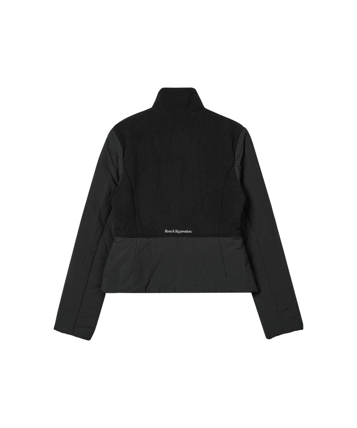 레스트앤레크레이션(REST&RECREATION) HIGH-NECK QUILTED JACKET - BLACK