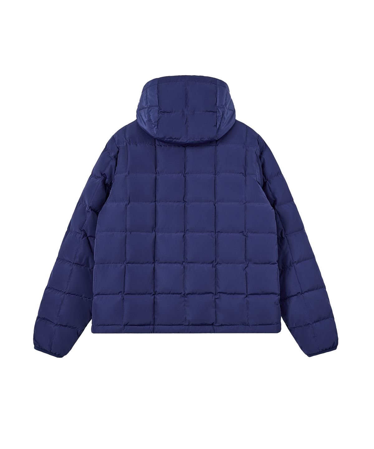 레스트앤레크레이션(REST&RECREATION) SQUARE QUILTED HOOD DOWN JACKET - BLUE