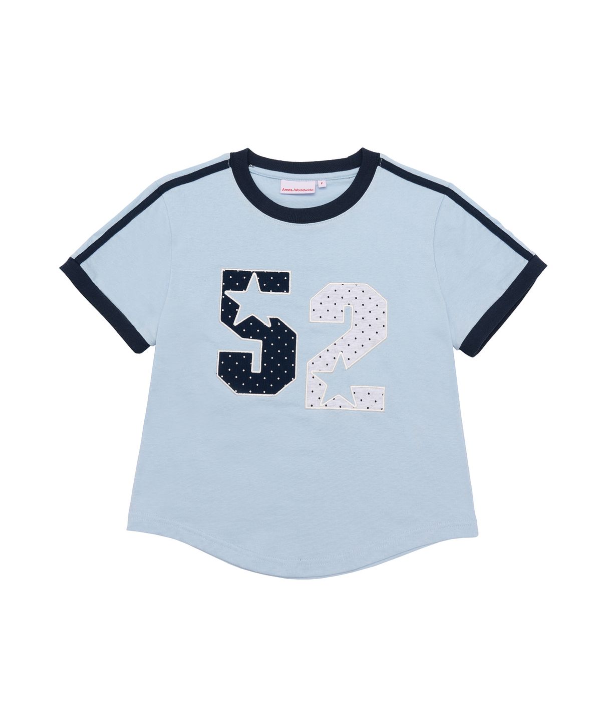 아메스 월드와이드(AMES-WORLDWIDE) A NUMBERING LINETAPE DOT TEE BLUE
