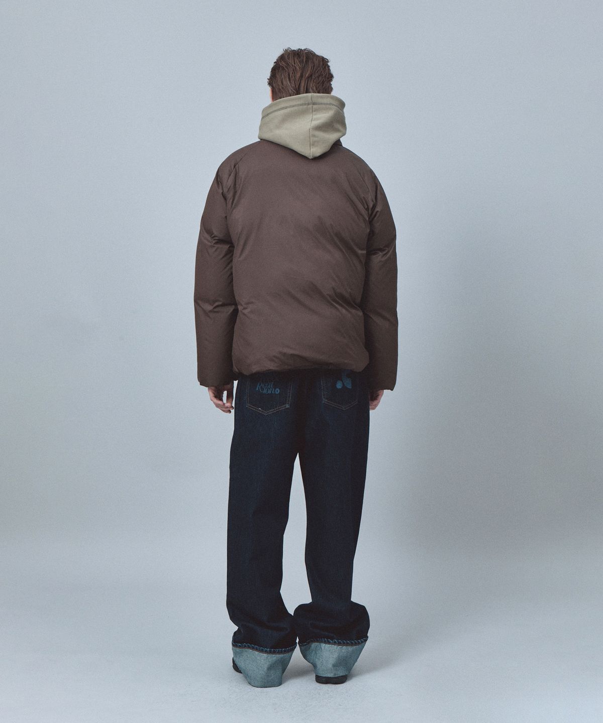 레스트앤레크레이션(REST&RECREATION) RAGLAN DOWN JUMPER - BROWN