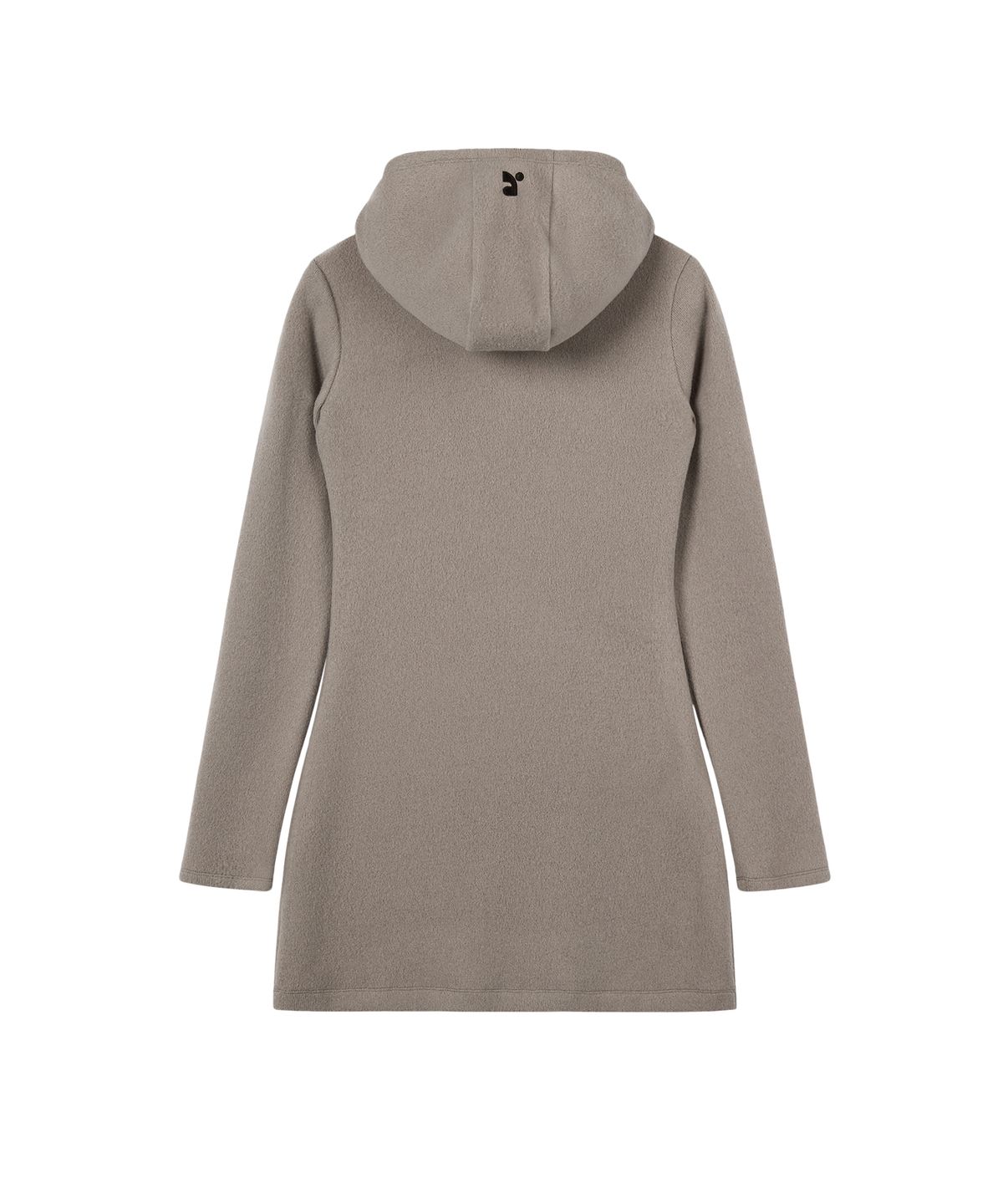 레스트앤레크레이션(REST&RECREATION) HAIRY HOOD KNIT DRESS - BEIGE