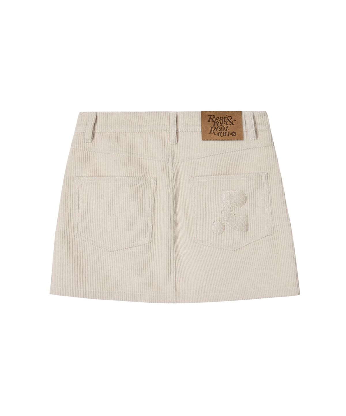 레스트앤레크레이션(REST&RECREATION) CODUROY UNBALANCE SKIRT - PINK