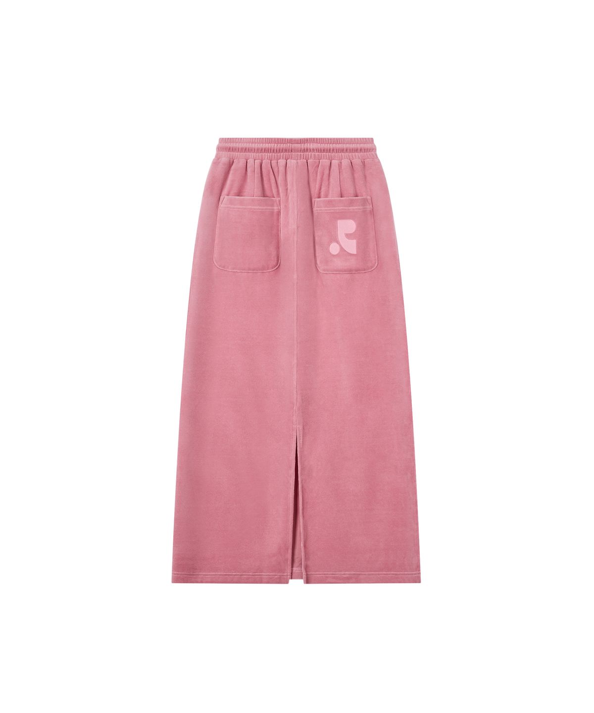레스트앤레크레이션(REST&RECREATION) VELVET MAXI SKIRT - PINK