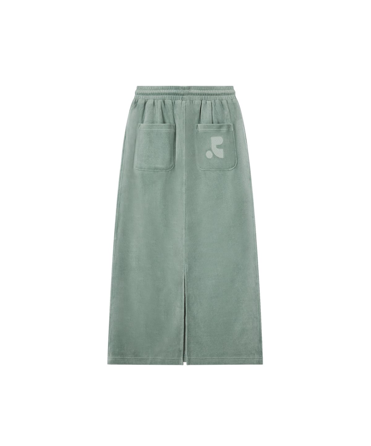레스트앤레크레이션(REST&RECREATION) VELVET MAXI SKIRT - MINT