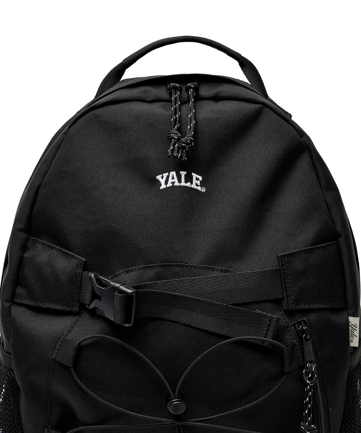 예일(YALE) 버클 스트링 백팩 블랙