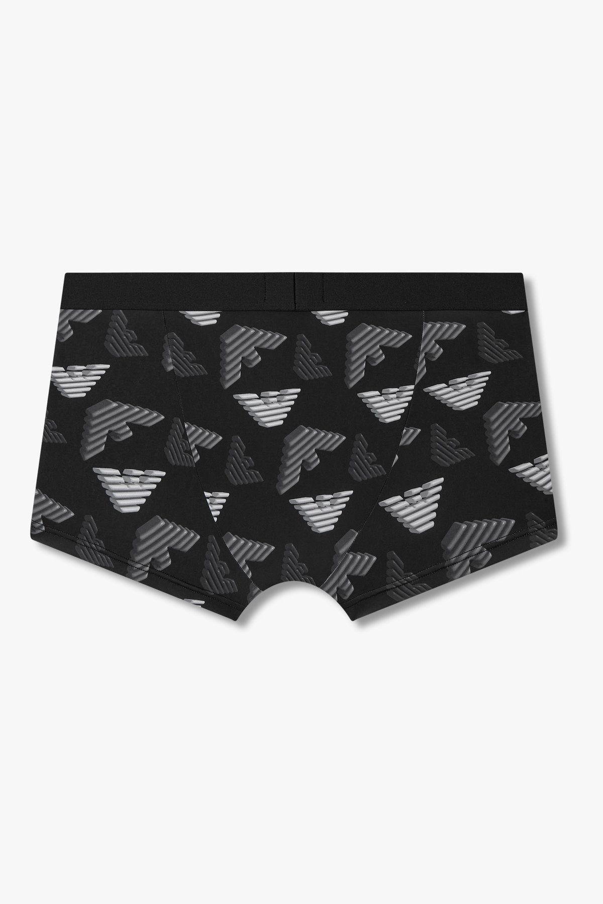 엠포리오 아르마니 언더웨어(EMPORIO ARMANI UNDERWEAR) 남성 3D 이글 패턴 폴리 드로즈_블랙 0815312055