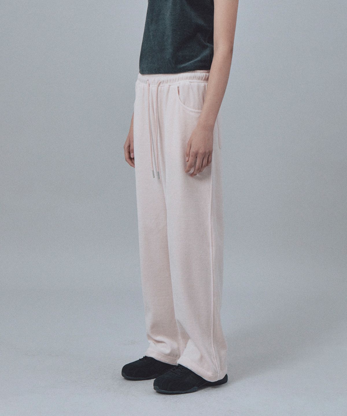 레스트앤레크레이션(REST&RECREATION) VELVET PANTS - LIGHT PINK