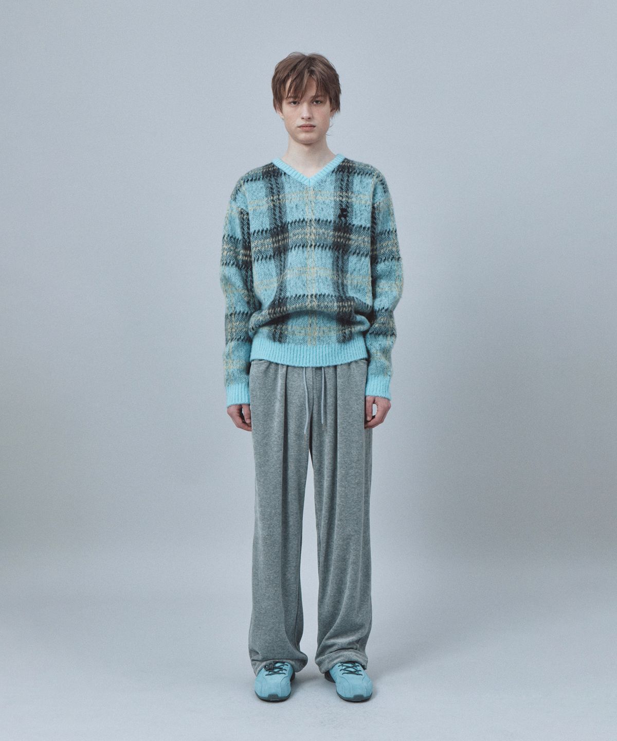 레스트앤레크레이션(REST&RECREATION) VELVET PANTS - GREY