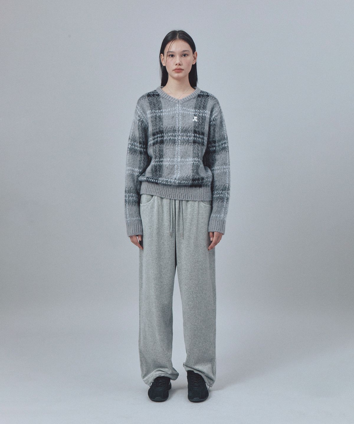 레스트앤레크레이션(REST&RECREATION) VELVET PANTS - GREY
