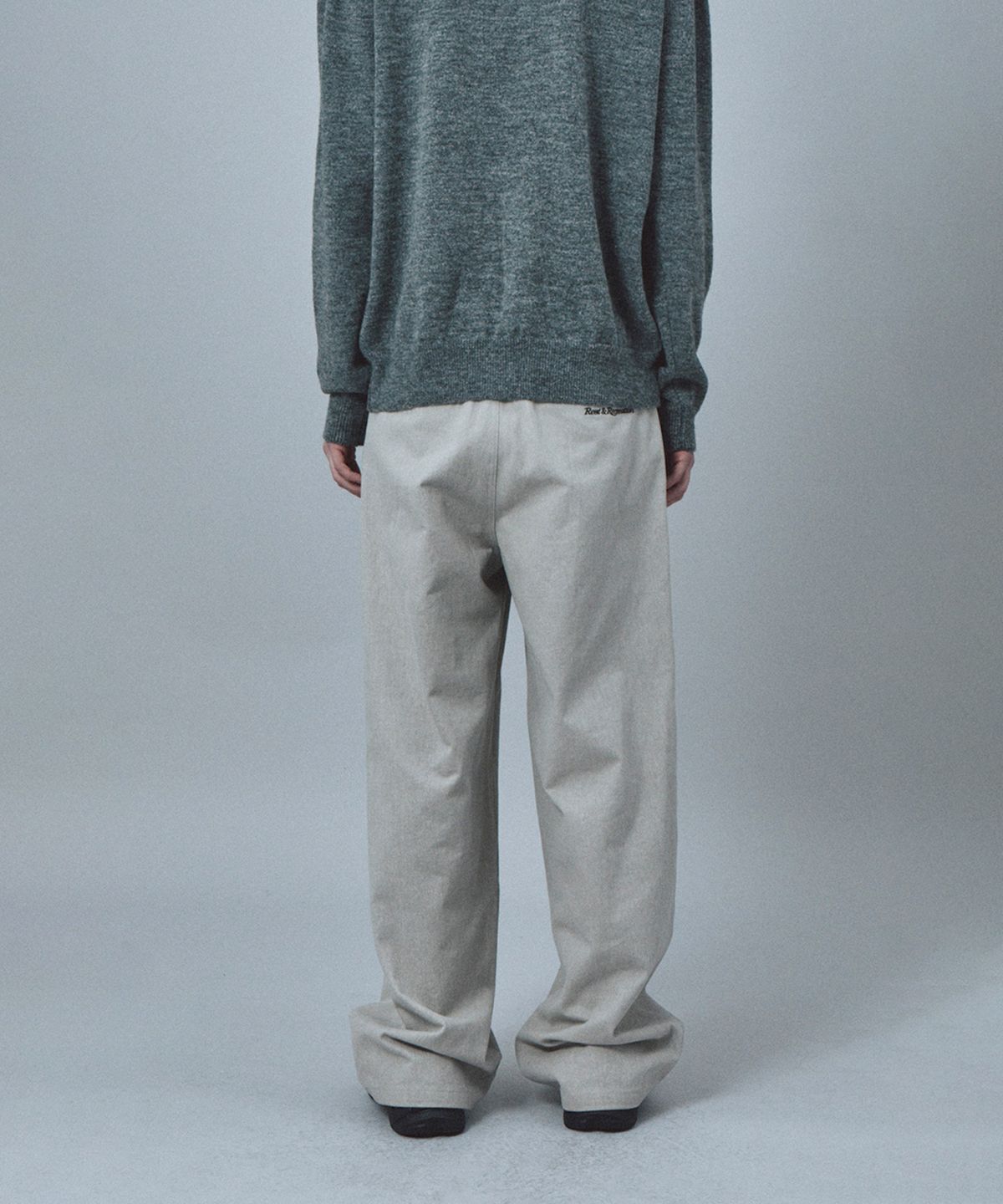 레스트앤레크레이션(REST&RECREATION) WASHED COTTON PANTS - BEIGE