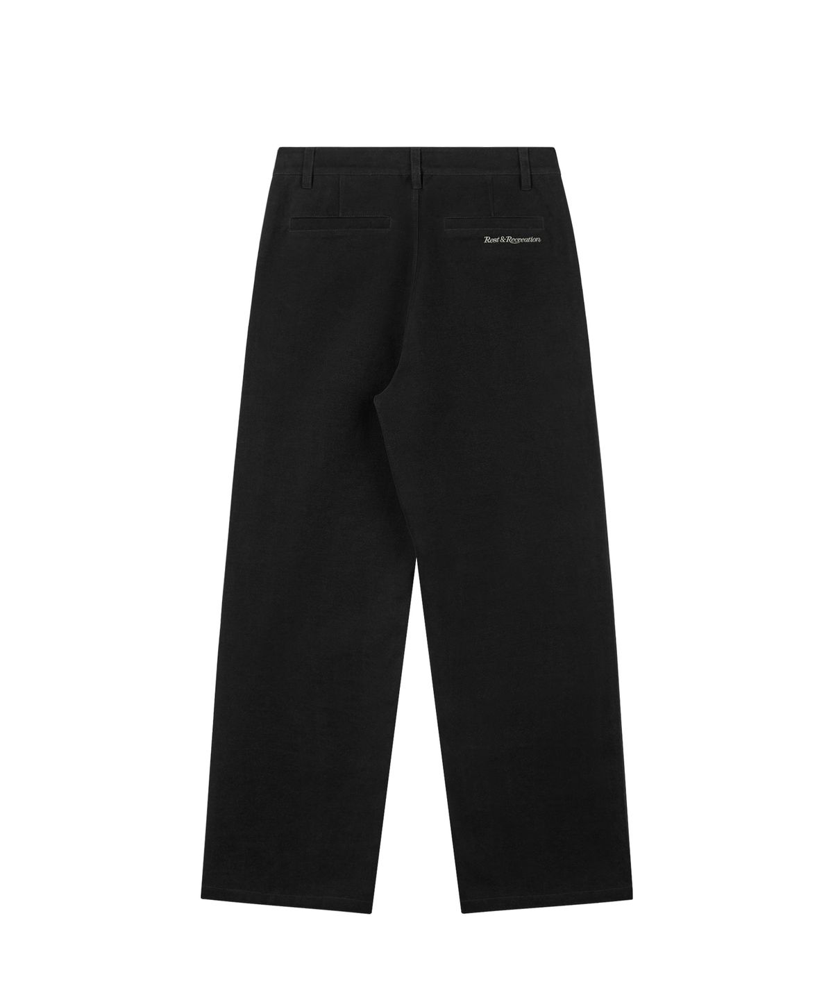 레스트앤레크레이션(REST&RECREATION) WASHED COTTON PANTS - BLACK