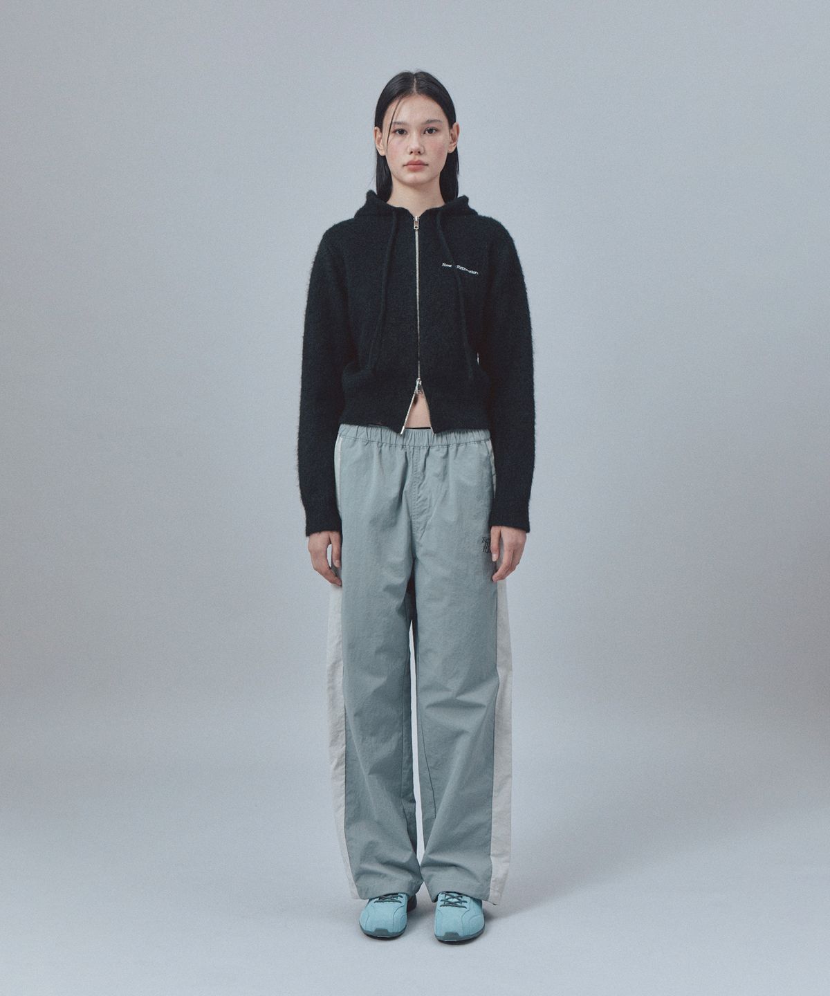 레스트앤레크레이션(REST&RECREATION) STITCH NYLON PANTS - GREY