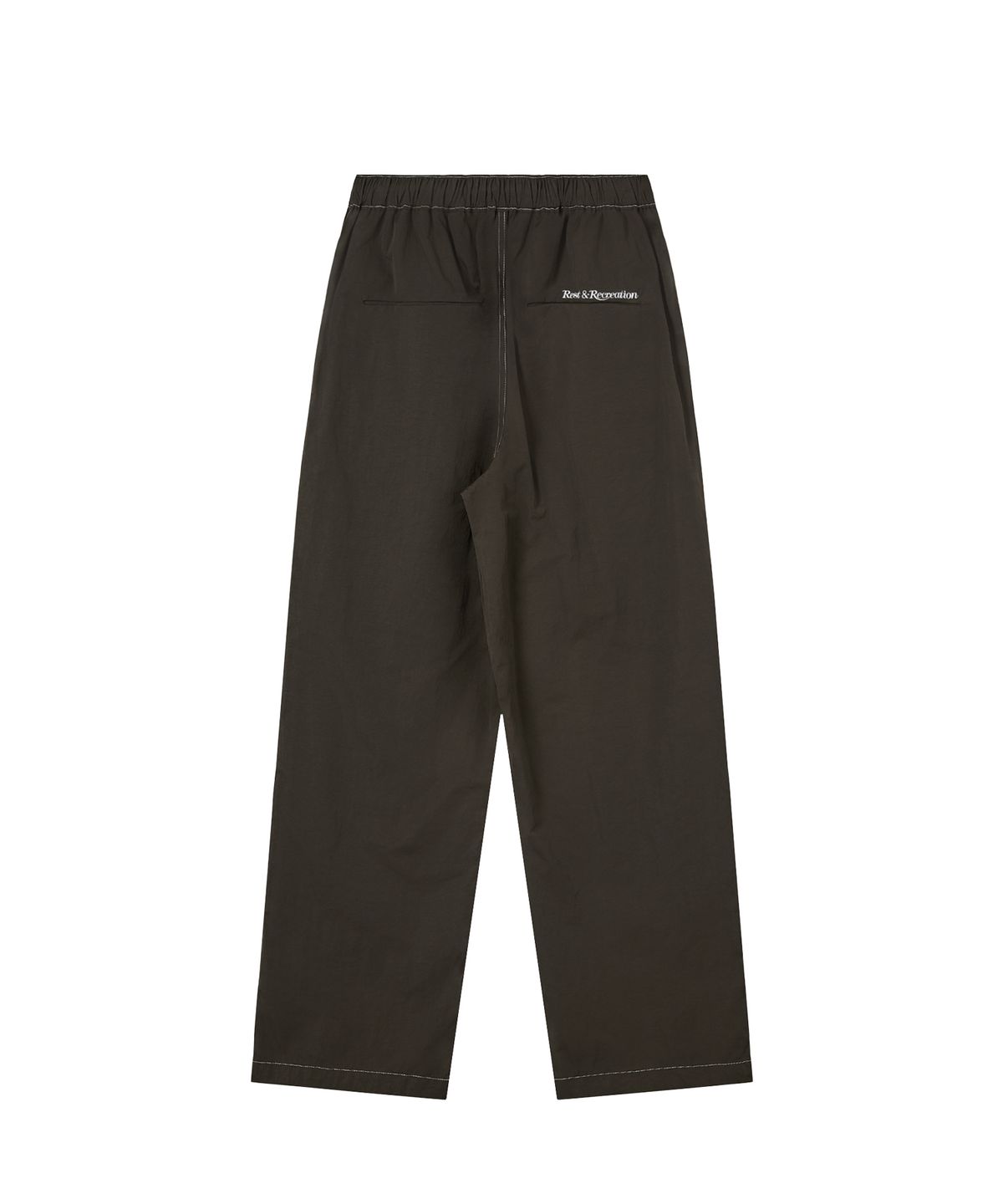 레스트앤레크레이션(REST&RECREATION) STITCH NYLON PANTS - BROWN