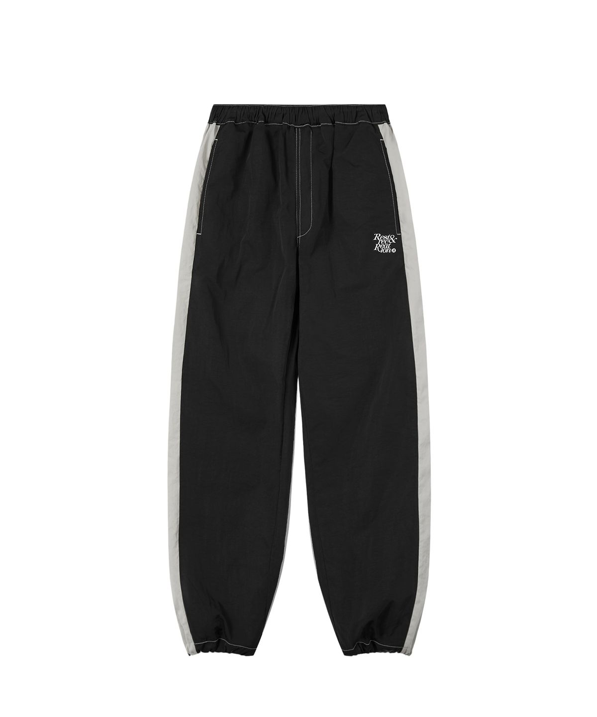 레스트앤레크레이션(REST&RECREATION) STITCH NYLON PANTS - BLACK