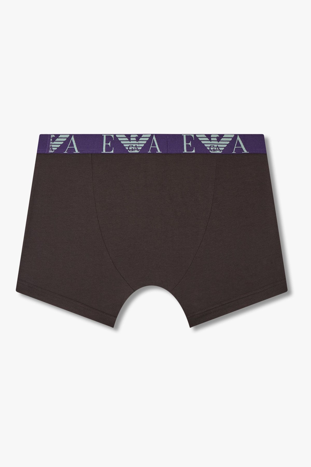엠포리오 아르마니 언더웨어(EMPORIO ARMANI UNDERWEAR) 남성 빅 이글 로고 밴딩 코튼 롱 드로즈_초코 0815312079