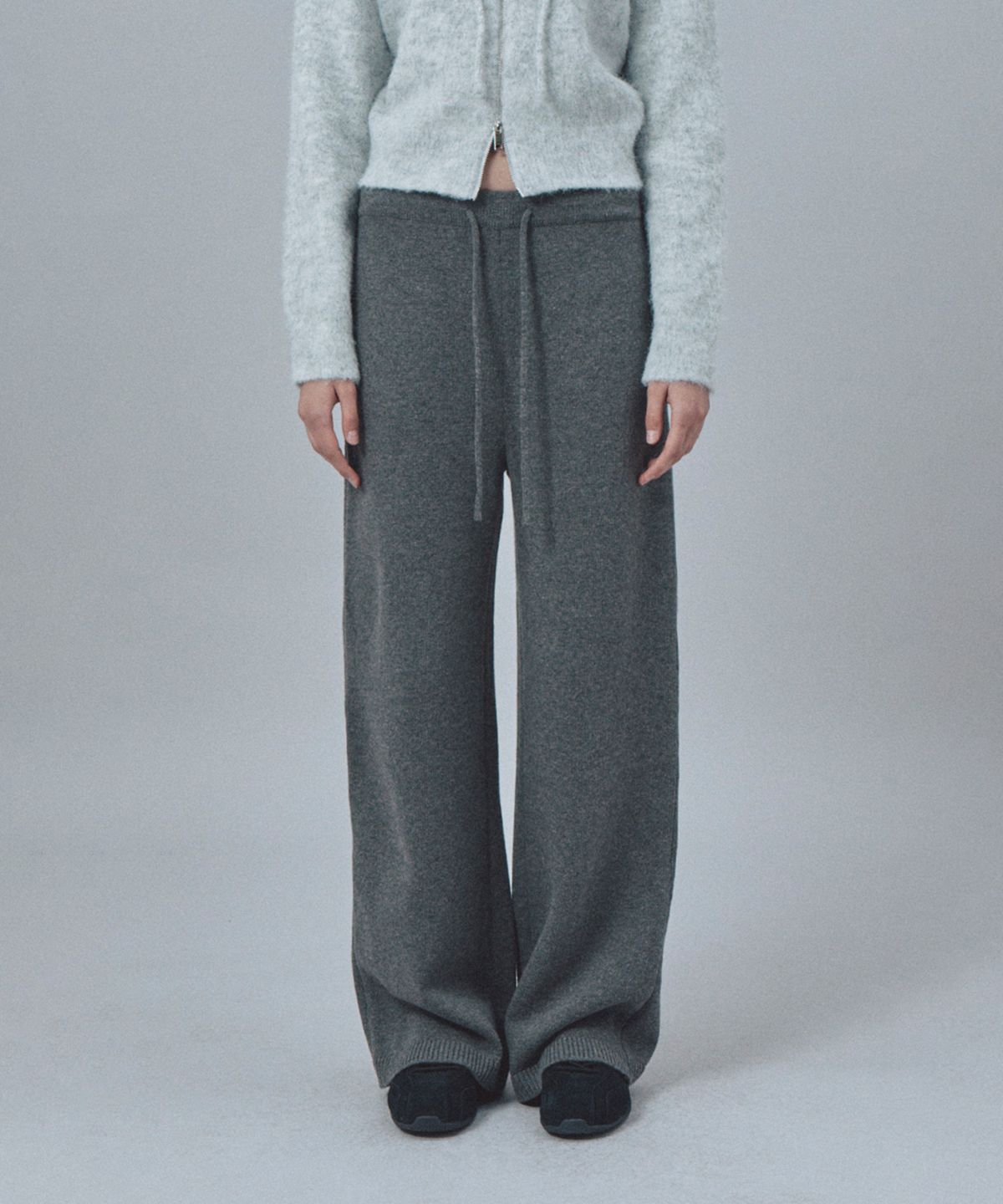 레스트앤레크레이션(REST&RECREATION) KNIT POCKET PANTS - GREY