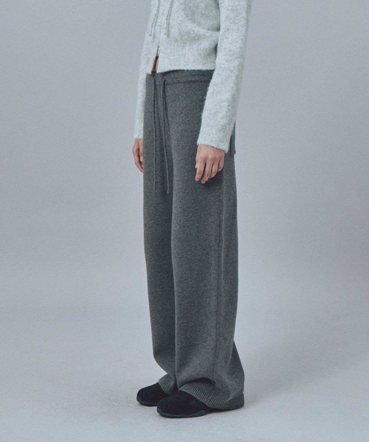 레스트앤레크레이션(REST&RECREATION) KNIT POCKET PANTS - GREY