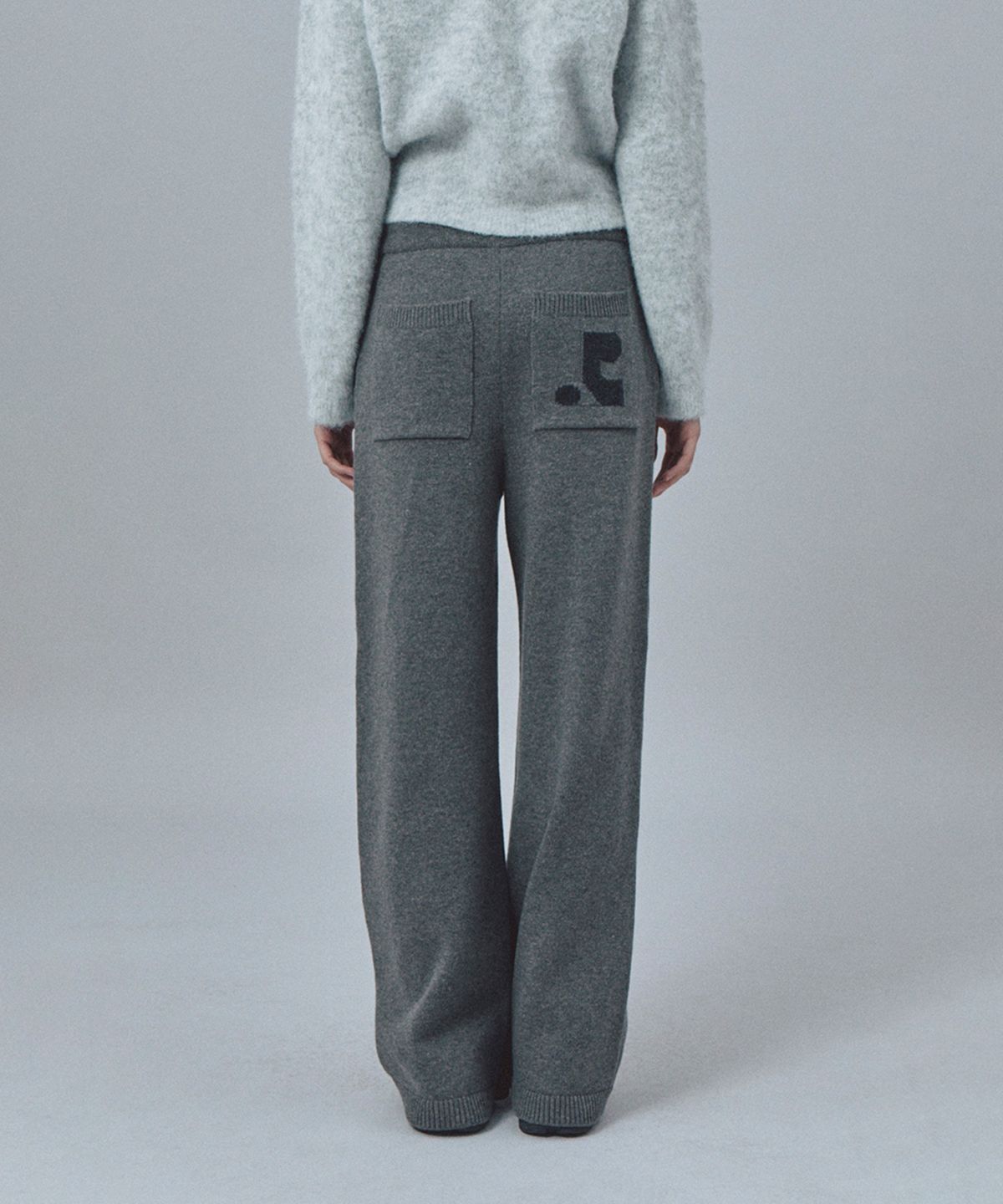 레스트앤레크레이션(REST&RECREATION) KNIT POCKET PANTS - GREY