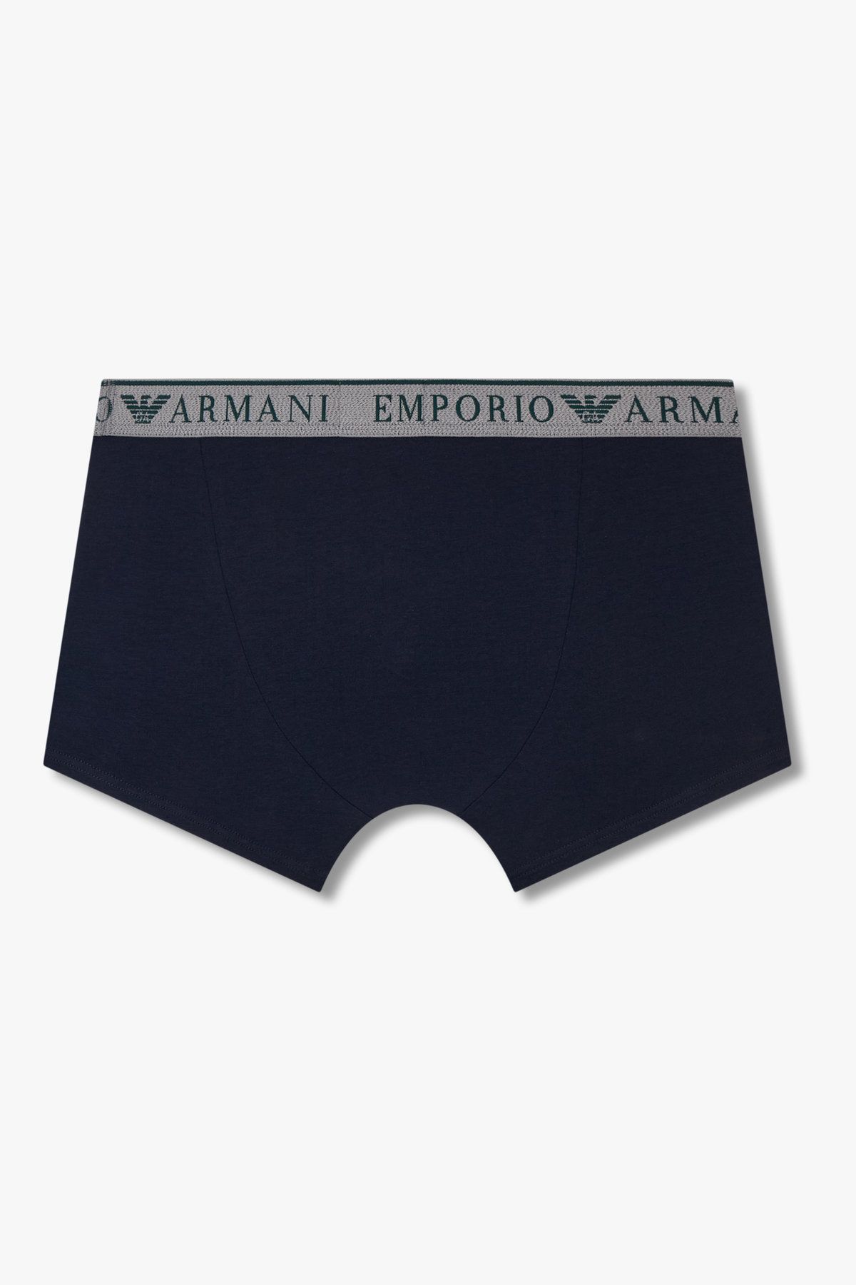 엠포리오 아르마니 언더웨어(EMPORIO ARMANI UNDERWEAR) 남성 라인 로고 밴딩 코튼 드로즈_블루 0815312008