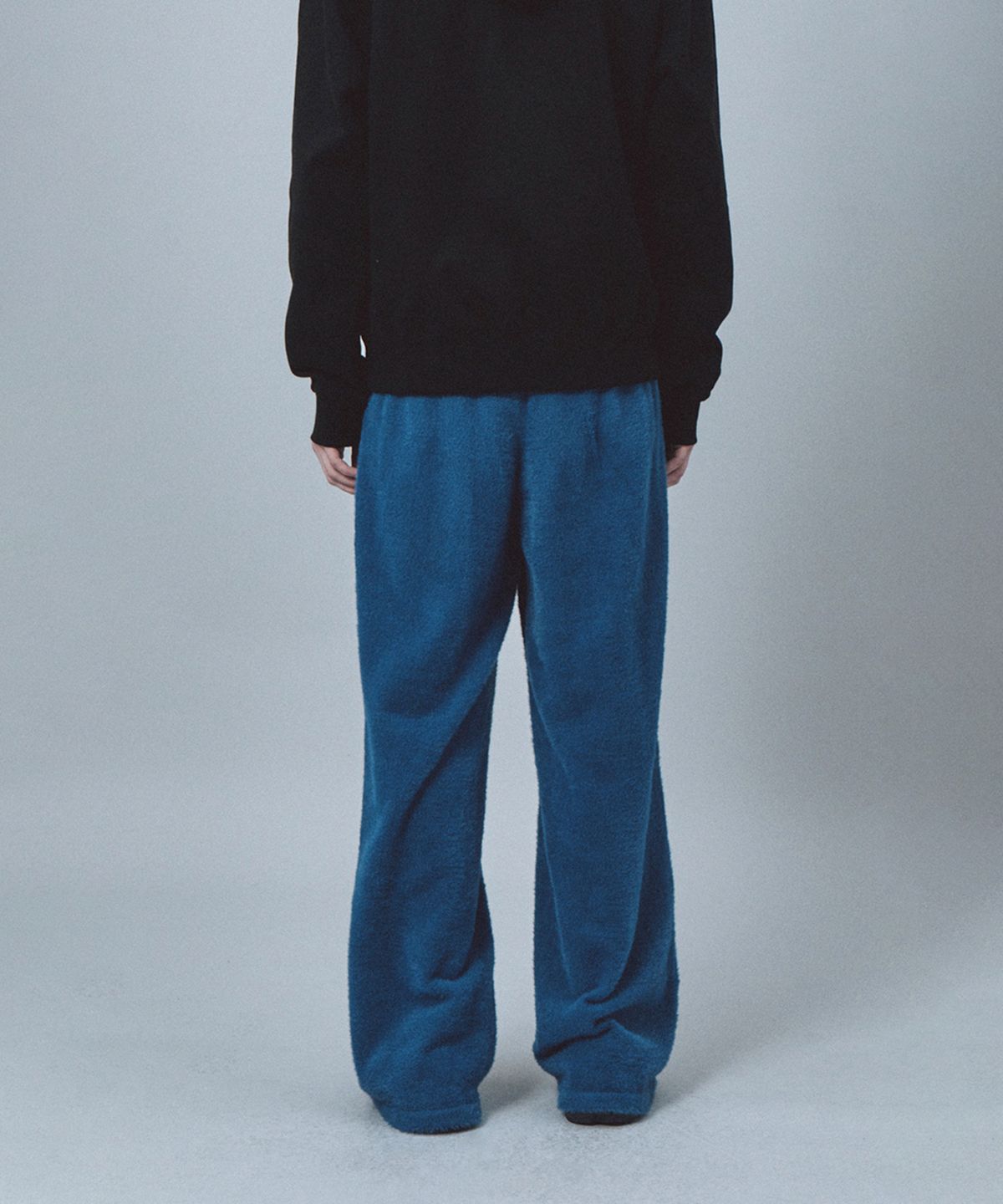 레스트앤레크레이션(REST&RECREATION) HAIRY KNIT PANTS - BLUE