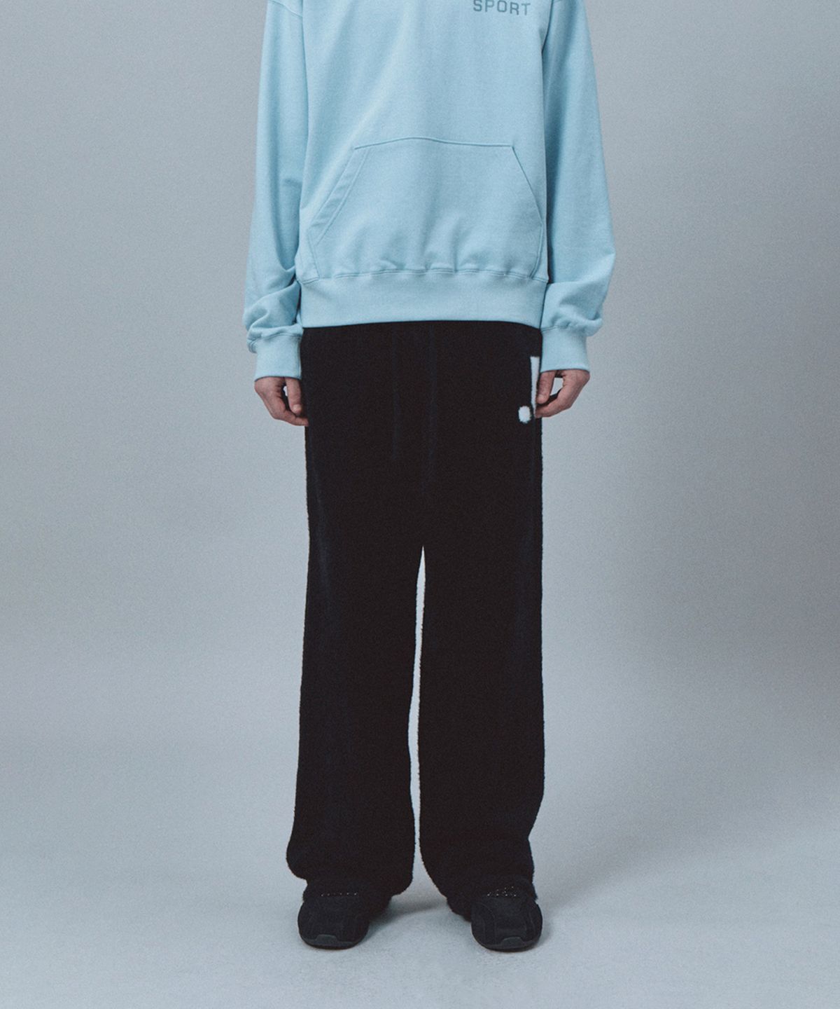 레스트앤레크레이션(REST&RECREATION) HAIRY KNIT PANTS - BLACK