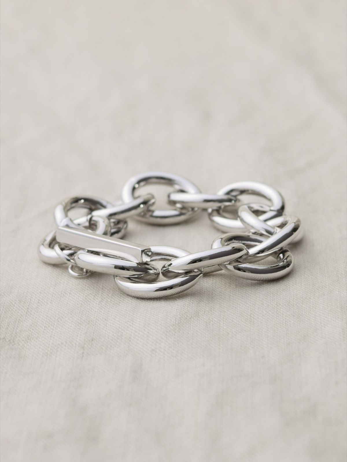 노비스도쿄(NOVICE TOKYO) 메탈 체인 팔찌 Metal Chain Bracelet  / Silver