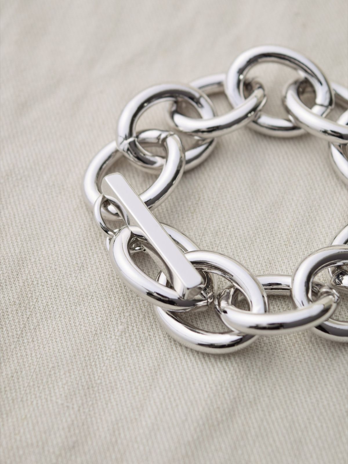 노비스도쿄(NOVICE TOKYO) 메탈 체인 팔찌 Metal Chain Bracelet  / Silver