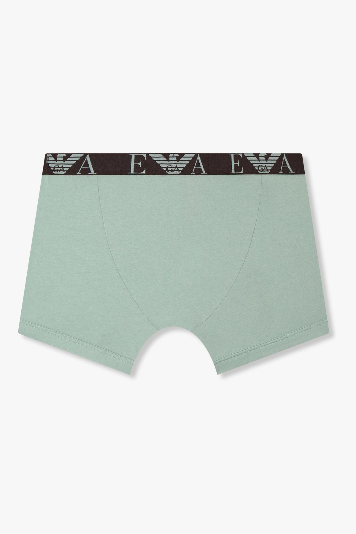 엠포리오 아르마니 언더웨어(EMPORIO ARMANI UNDERWEAR) 남성 빅 이글 로고 밴딩 코튼 롱 드로즈_민트 0815312080