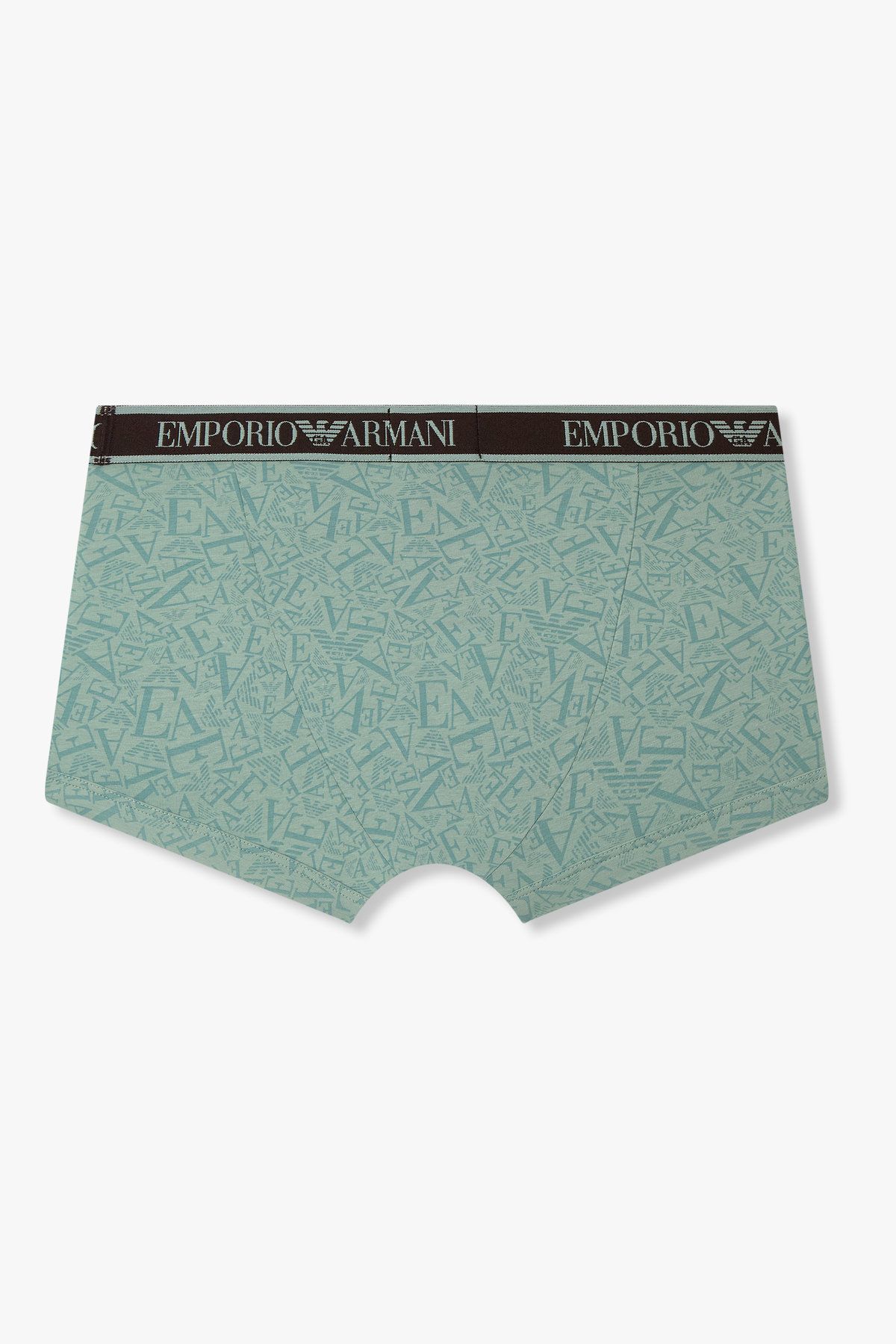 엠포리오 아르마니 언더웨어(EMPORIO ARMANI UNDERWEAR) 남성 라인 밴딩 패턴드 코튼 드로즈_민트 0815312315
