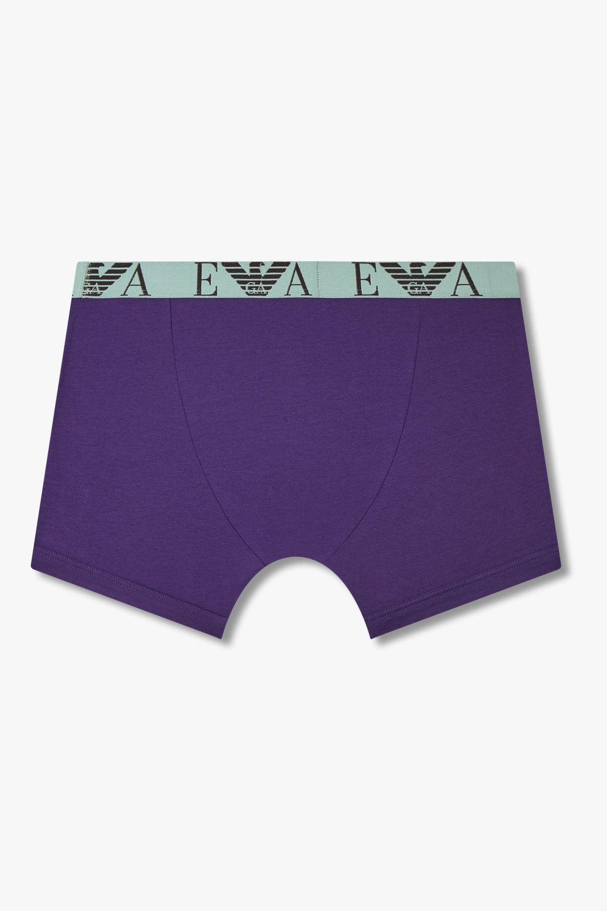 엠포리오 아르마니 언더웨어(EMPORIO ARMANI UNDERWEAR) 남성 빅 이글 로고 밴딩 코튼 롱 드로즈_퍼플 0815312081