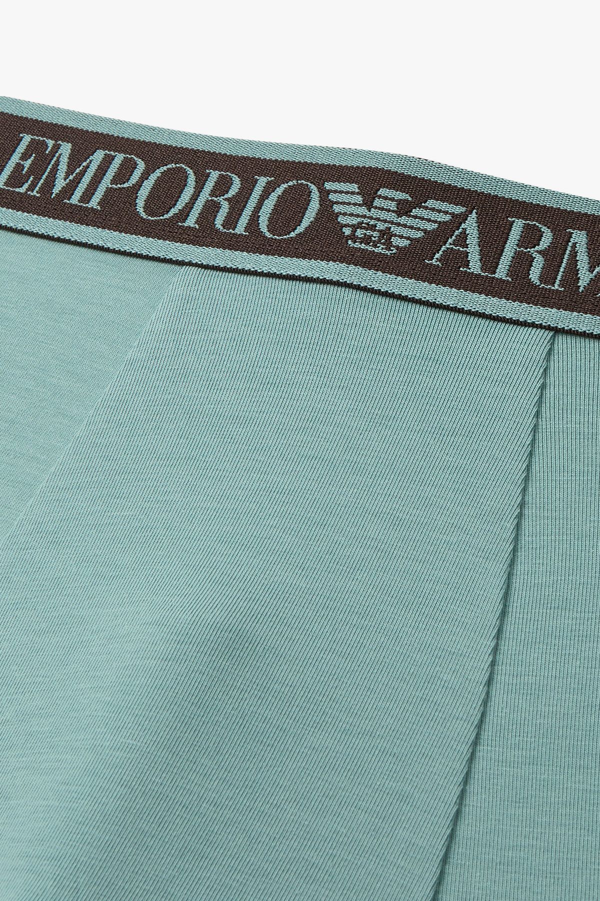 엠포리오 아르마니 언더웨어(EMPORIO ARMANI UNDERWEAR) 남성 라인 밴딩 이지 코튼 드로즈_민트 0815312316