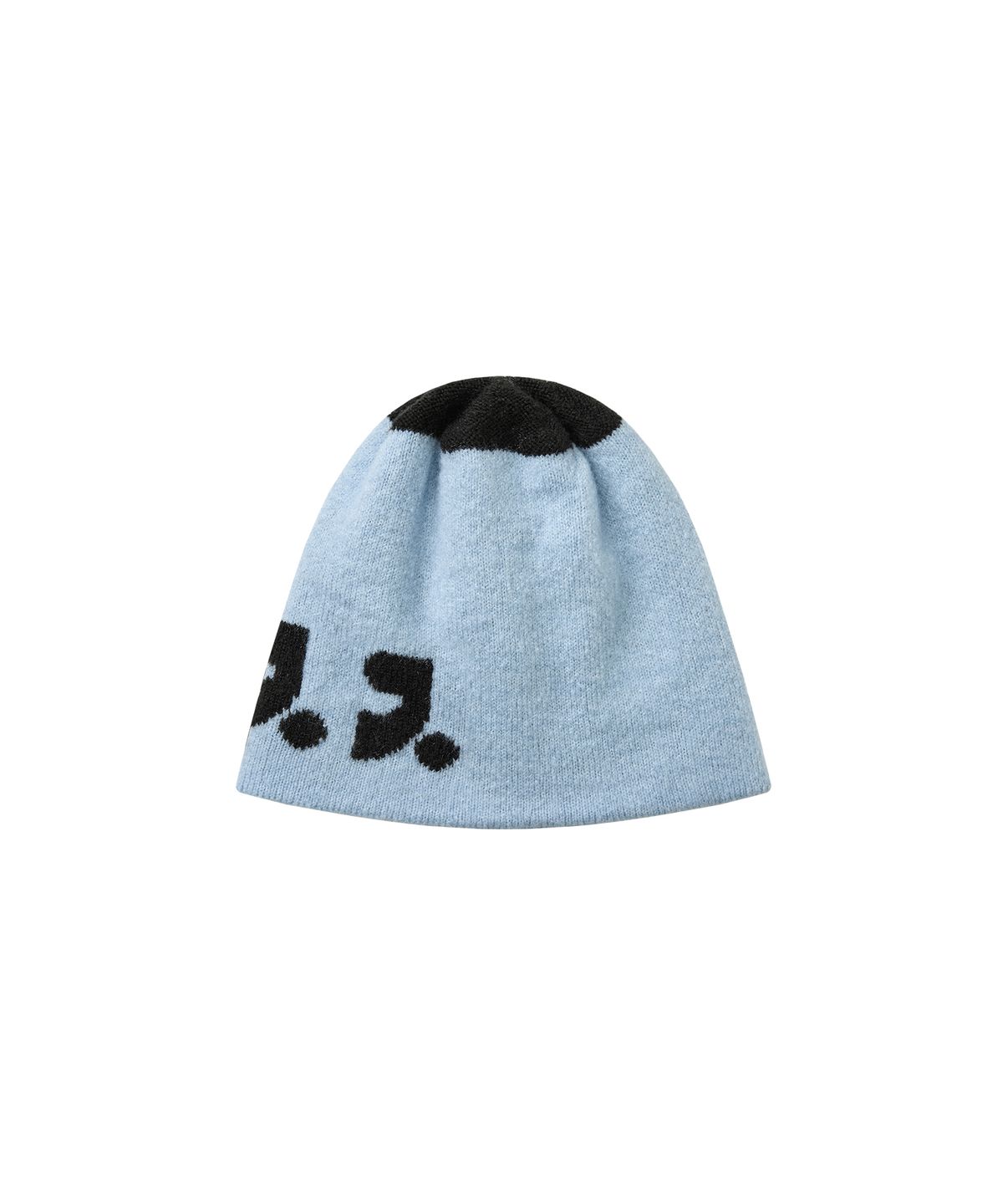 레스트앤레크레이션(REST&RECREATION) REVERSIBLE KNIT BEANIE - BLACK