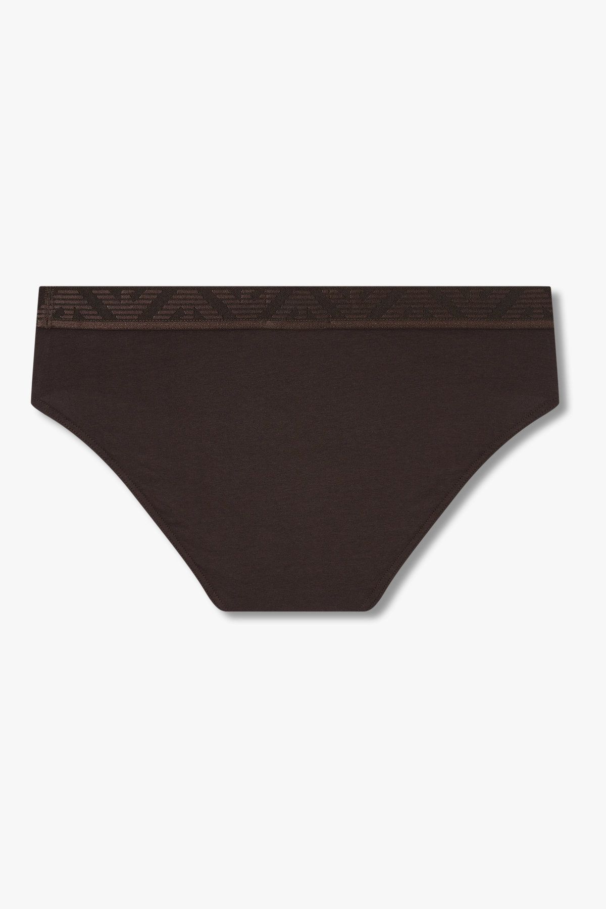 엠포리오 아르마니 언더웨어(EMPORIO ARMANI UNDERWEAR) 남성 이글 로고 밴딩 코튼 브리프_초코 0815311318