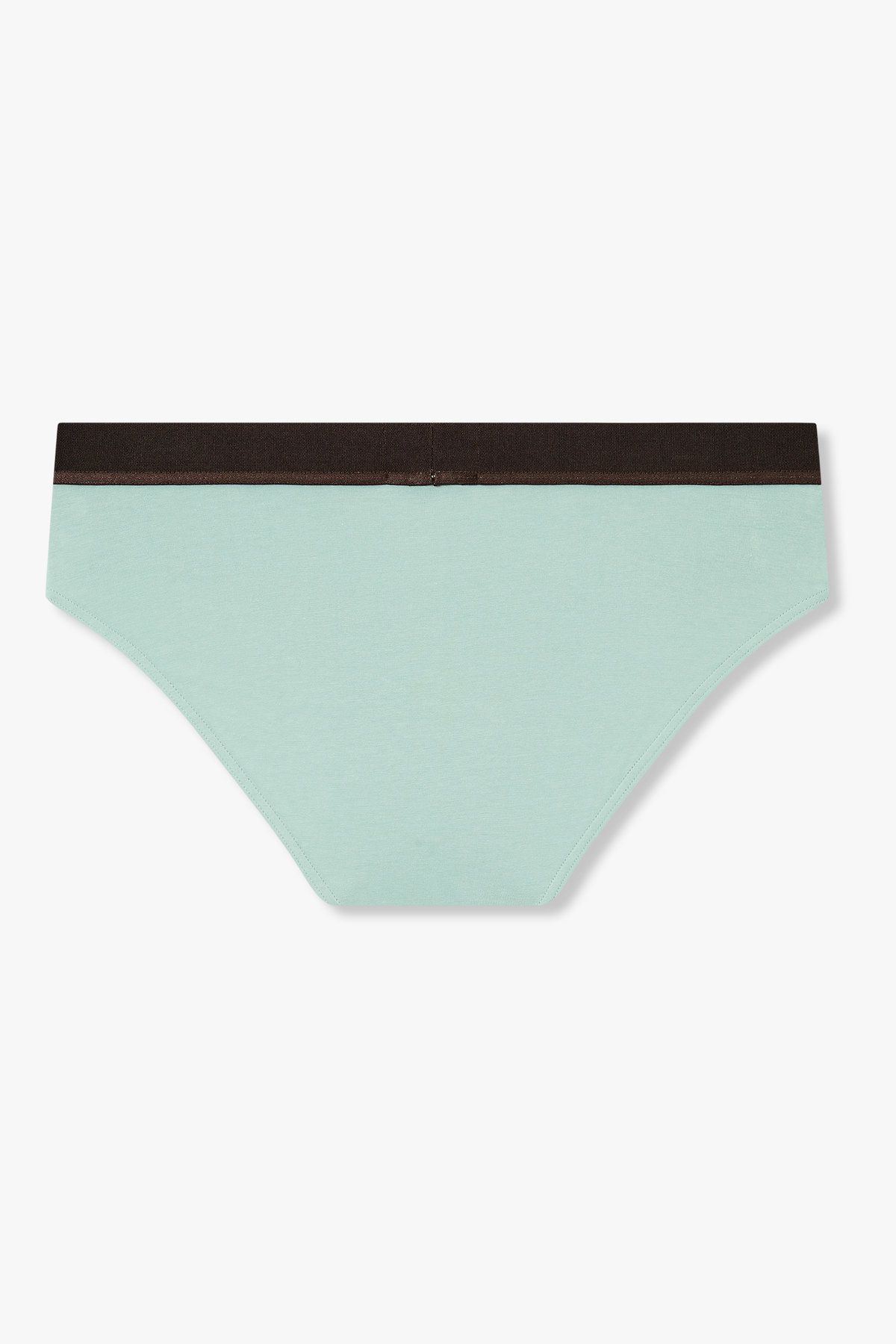엠포리오 아르마니 언더웨어(EMPORIO ARMANI UNDERWEAR) 남성 글로시 레터링 밴딩 코튼 브리프_민트 0815311320