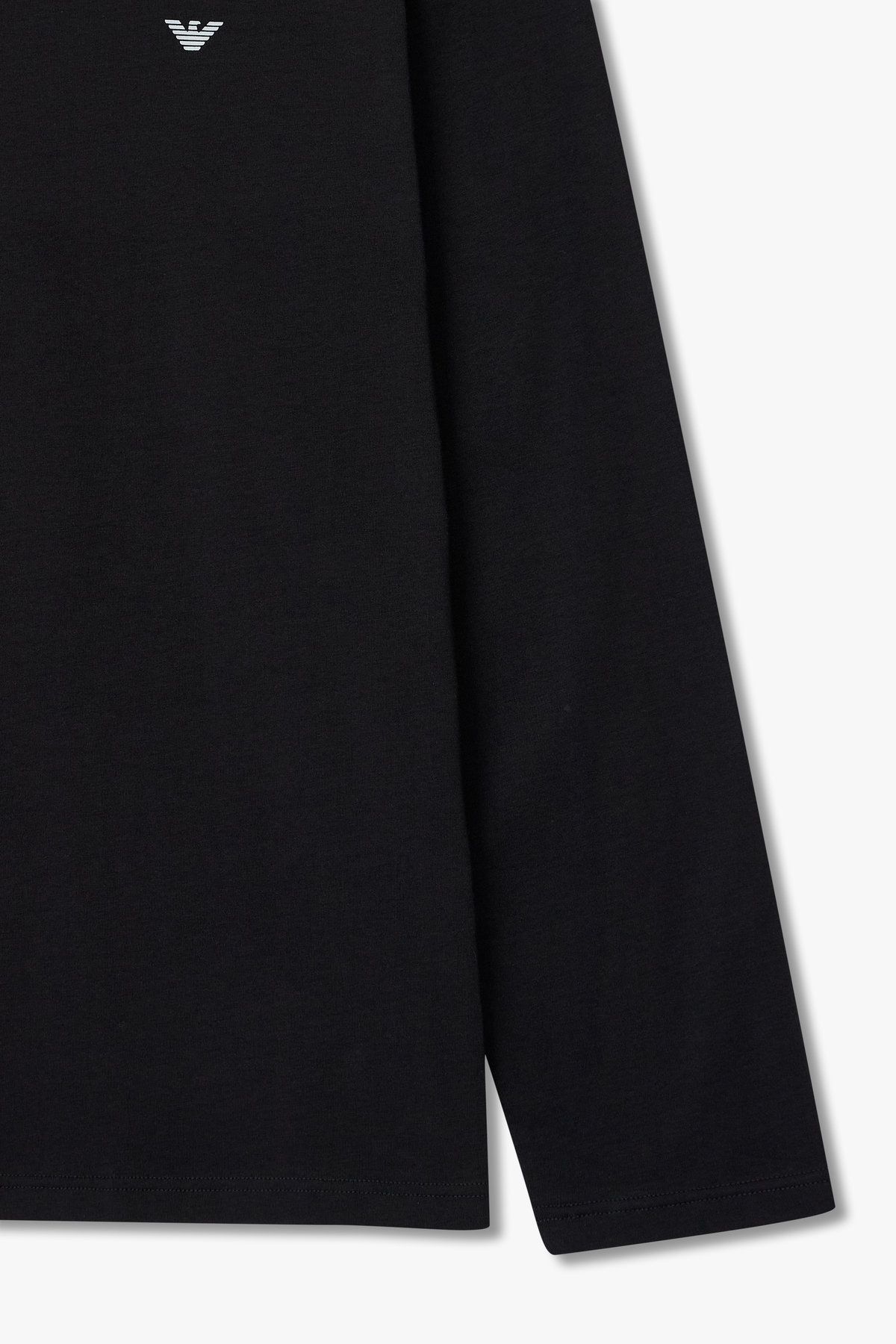 엠포리오 아르마니 언더웨어(EMPORIO ARMANI UNDERWEAR) 남성 이글 로고 라운지 티셔츠_블랙 0815336002