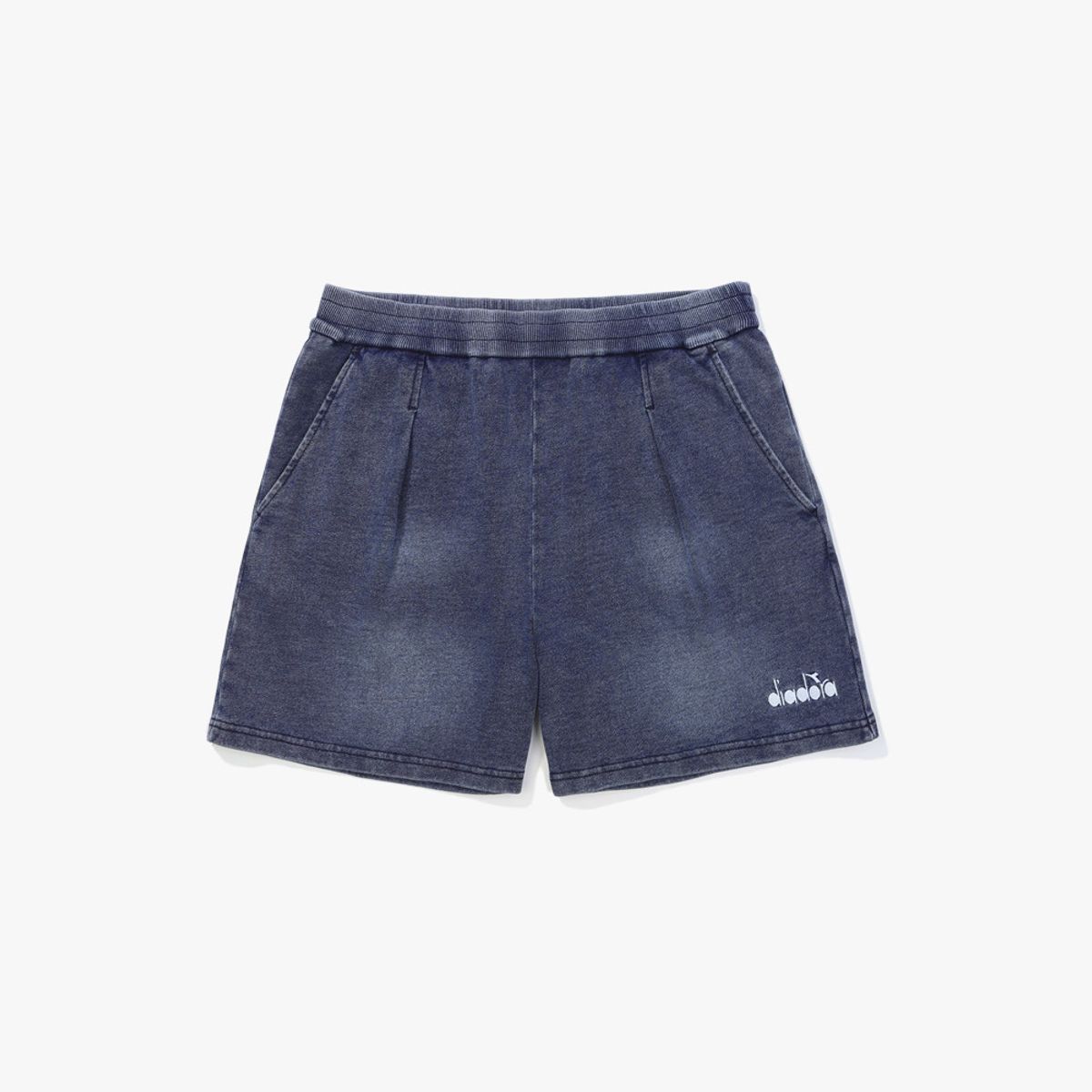 디아도라(diadora) 데님 워싱 스웻 쇼츠 우먼 DENIM
